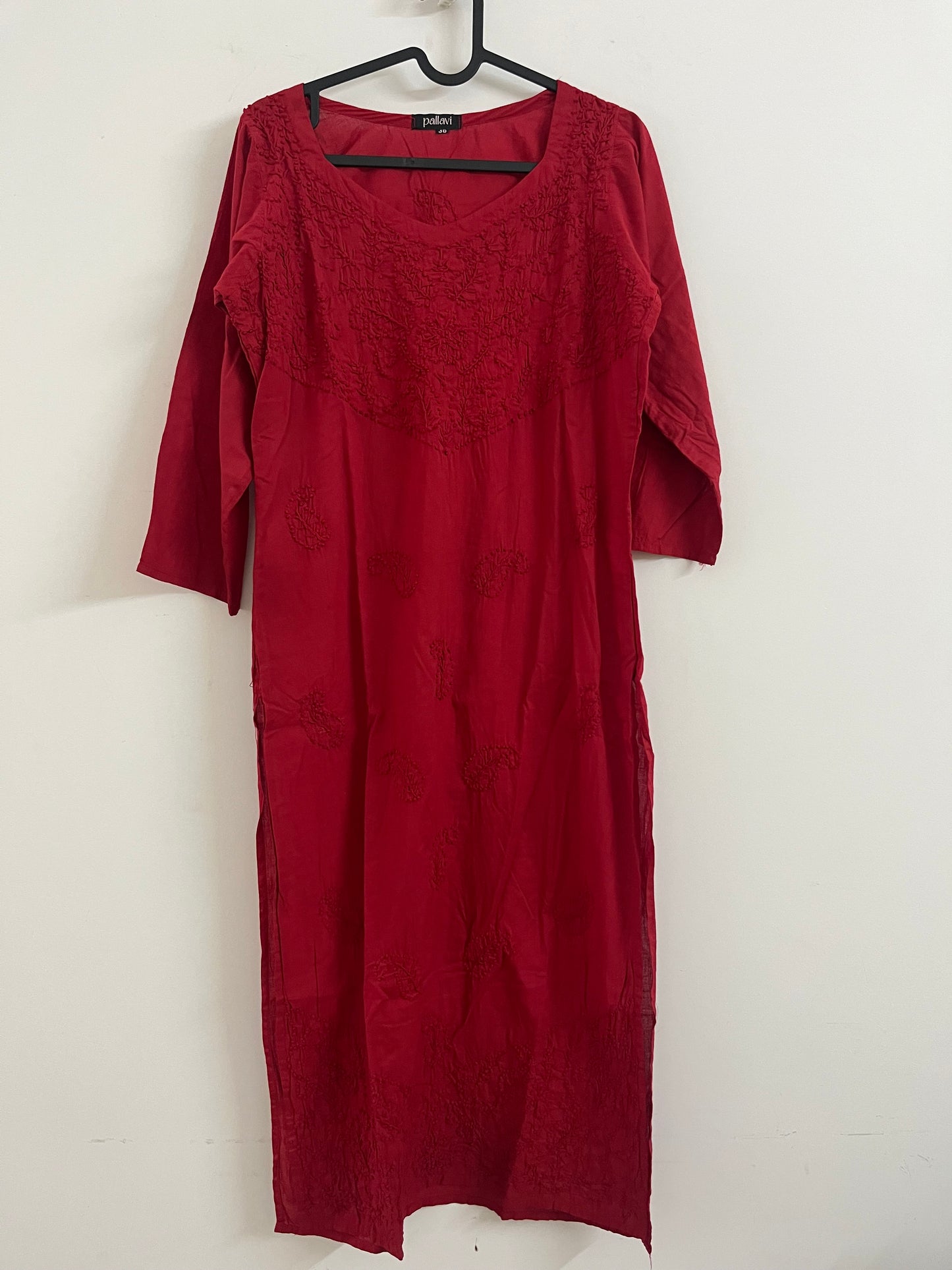 Straight Kurti PRE-ORDER - Red