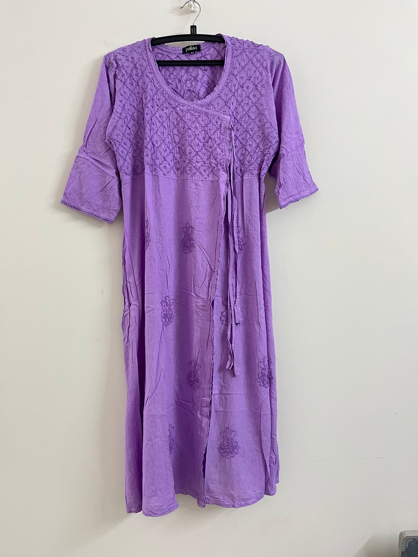 Angrakha - Light Lilac (Modal Cotton)