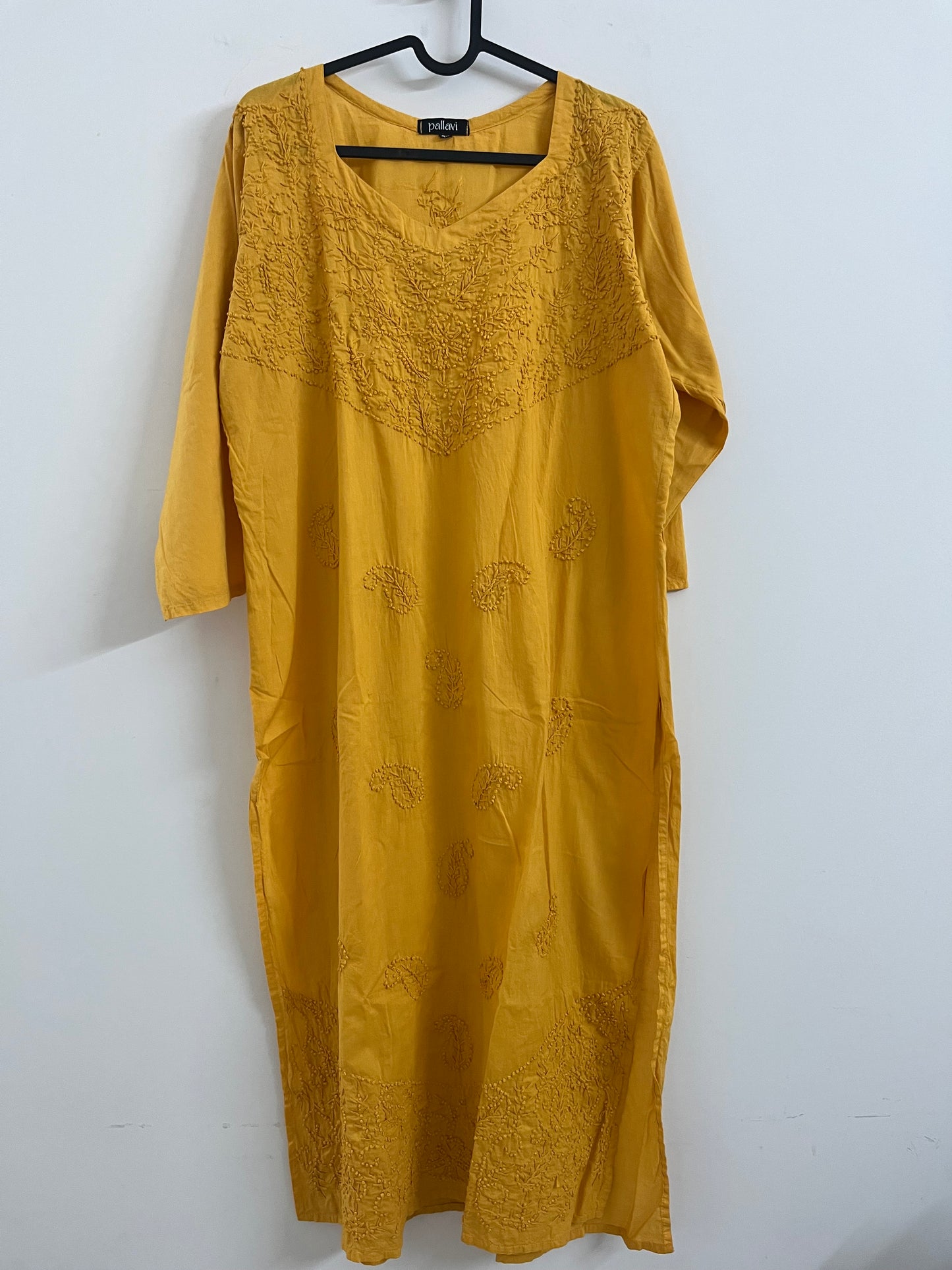 Straight Kurti PRE-ORDER - Mustard Yellow