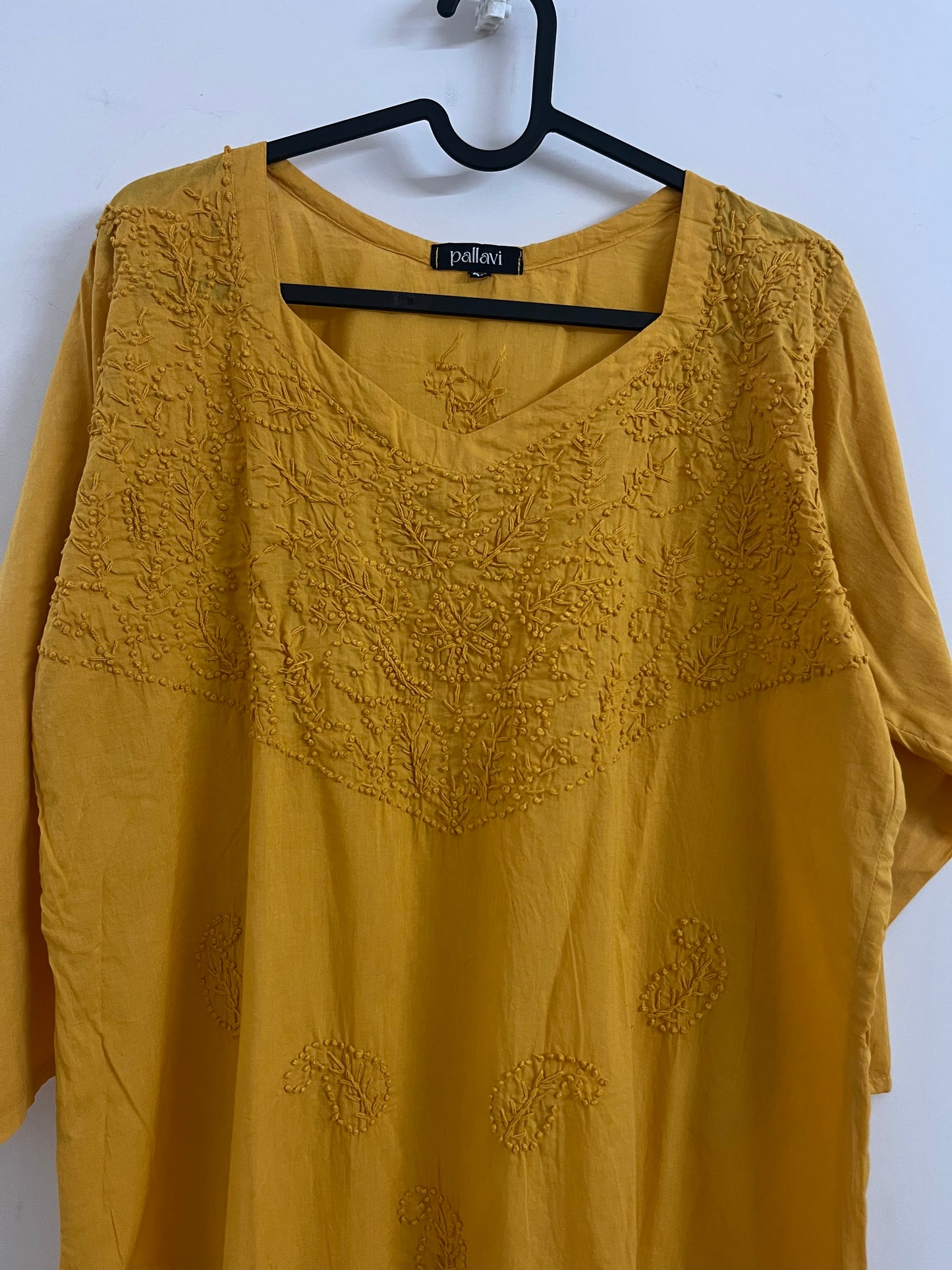 Straight Kurti PRE-ORDER - Mustard Yellow