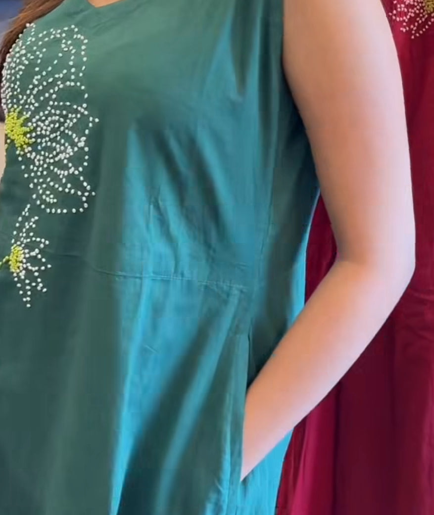 Glow Dress PRE-ORDER - Bottle green