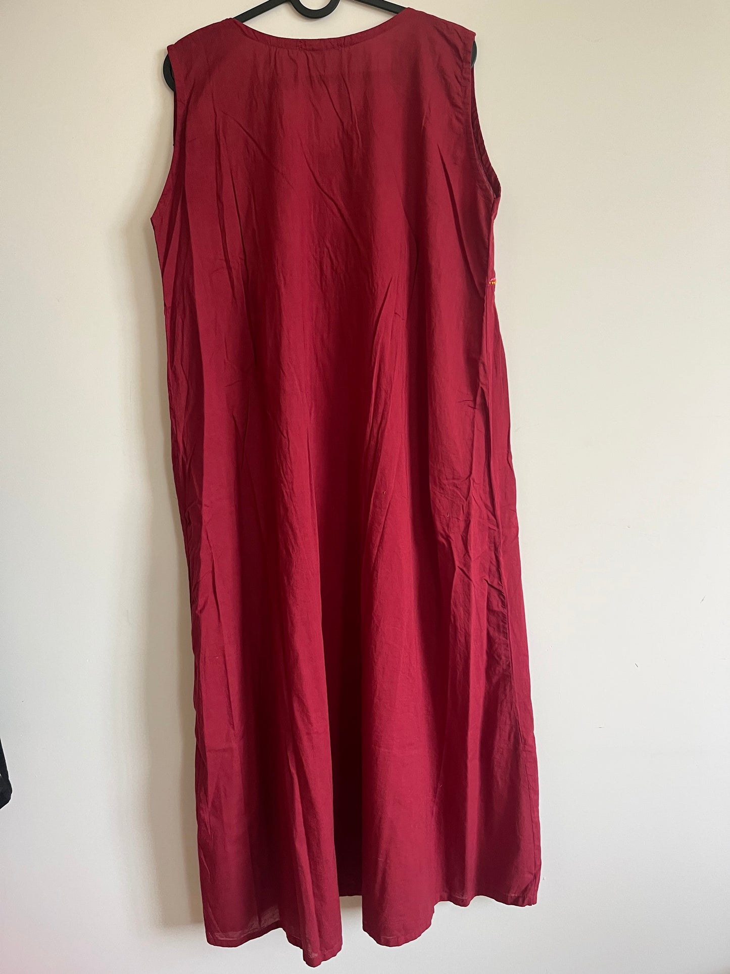 Blush and Bloom Dress - Maroon