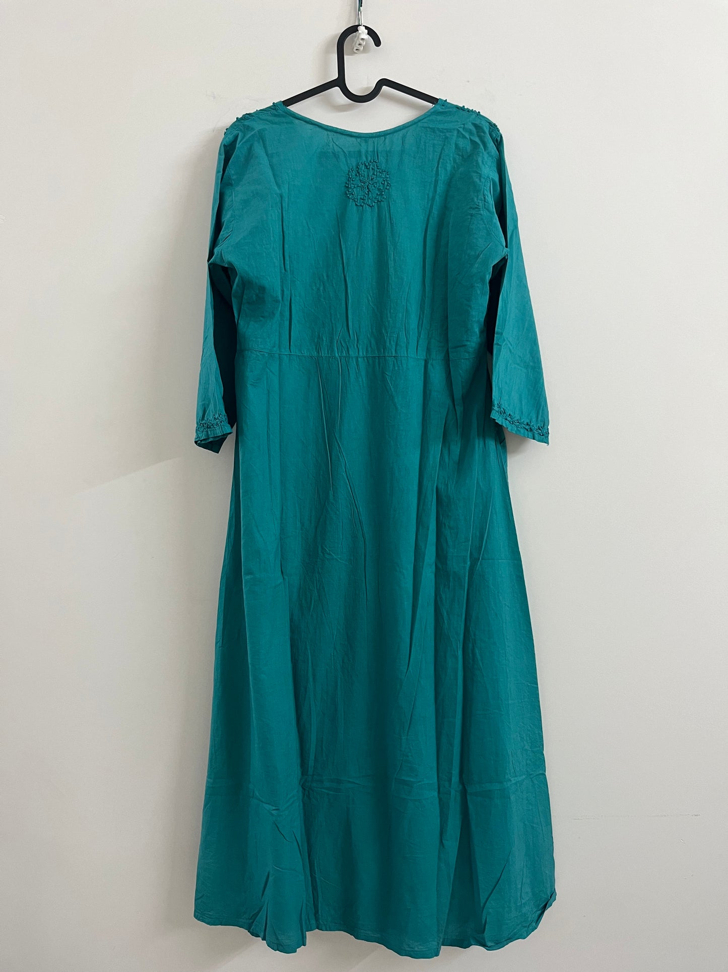 Aliya Cut Dress - Ocean Blue