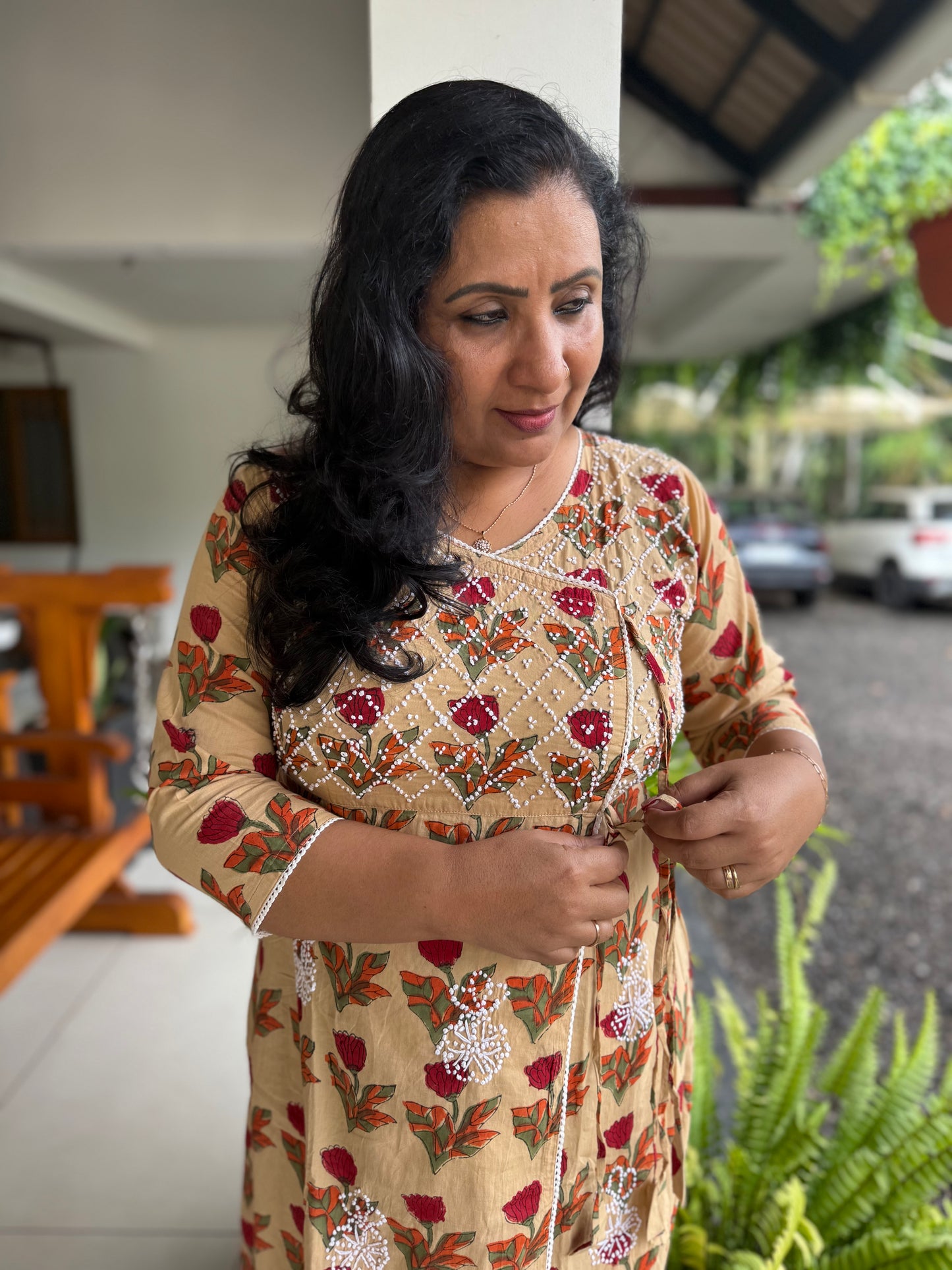 Angrakha Kurti and pant PRE-ORDER - Scarlette