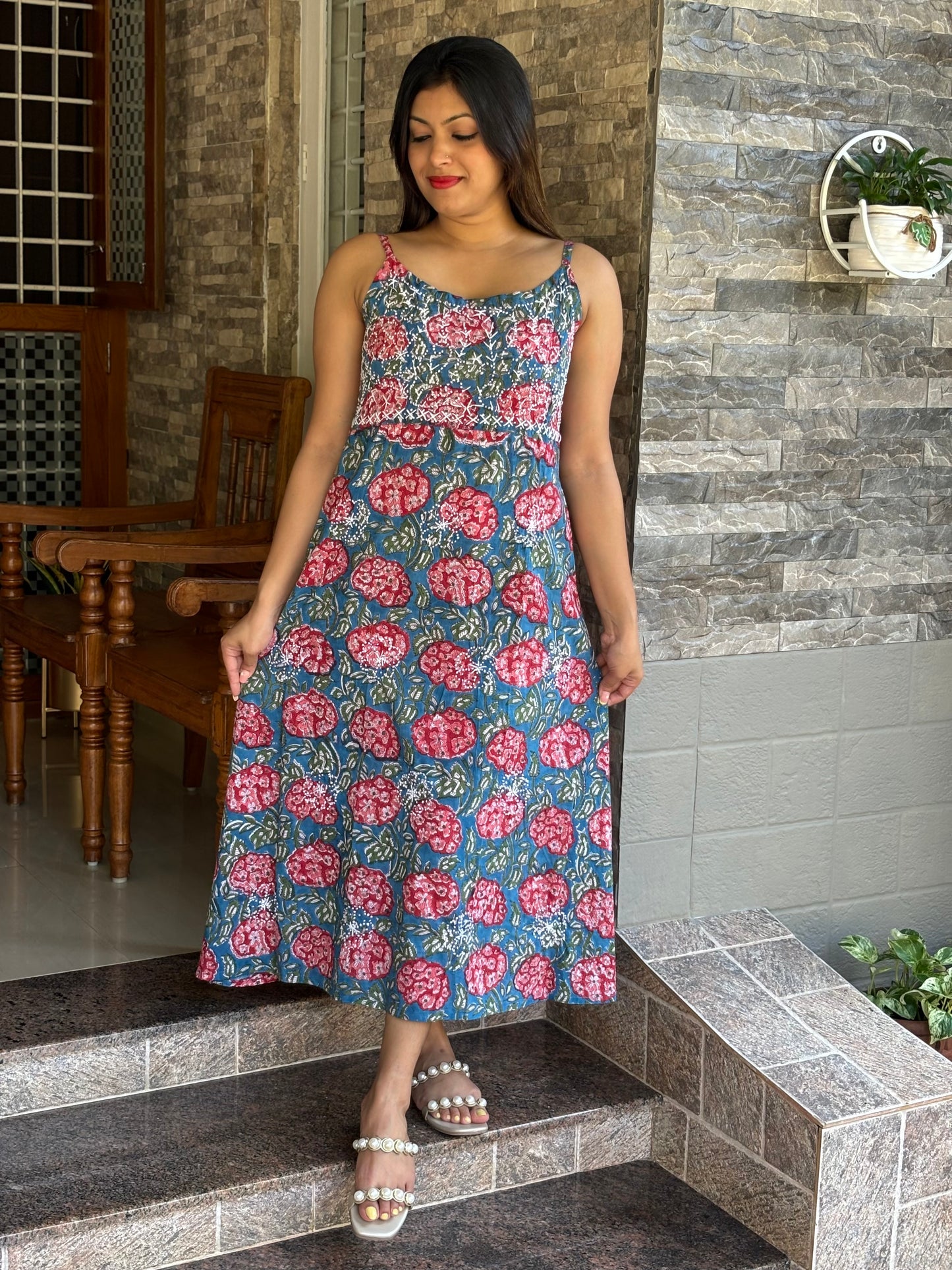 Sleeveless A-line Dress PRE-ORDER - Pinkbelle