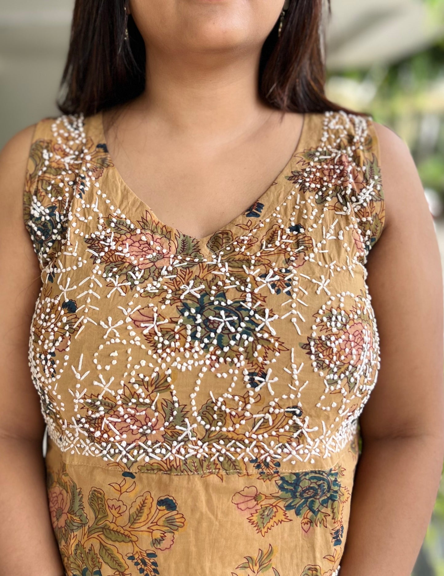 Sleeveless A-line Dress - Vanya
