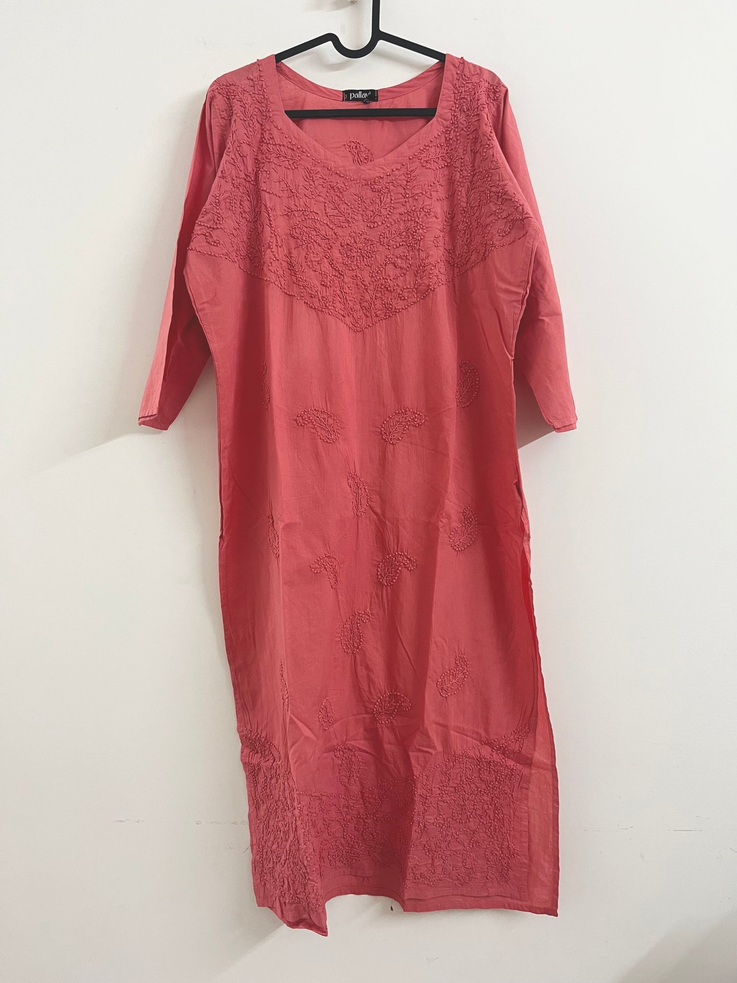 Straight Kurti PRE-ORDER - Peach Pink
