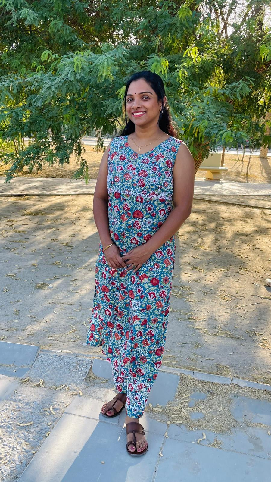 Sleeveless Straight Kurti and pant PRE-ORDER - Melange