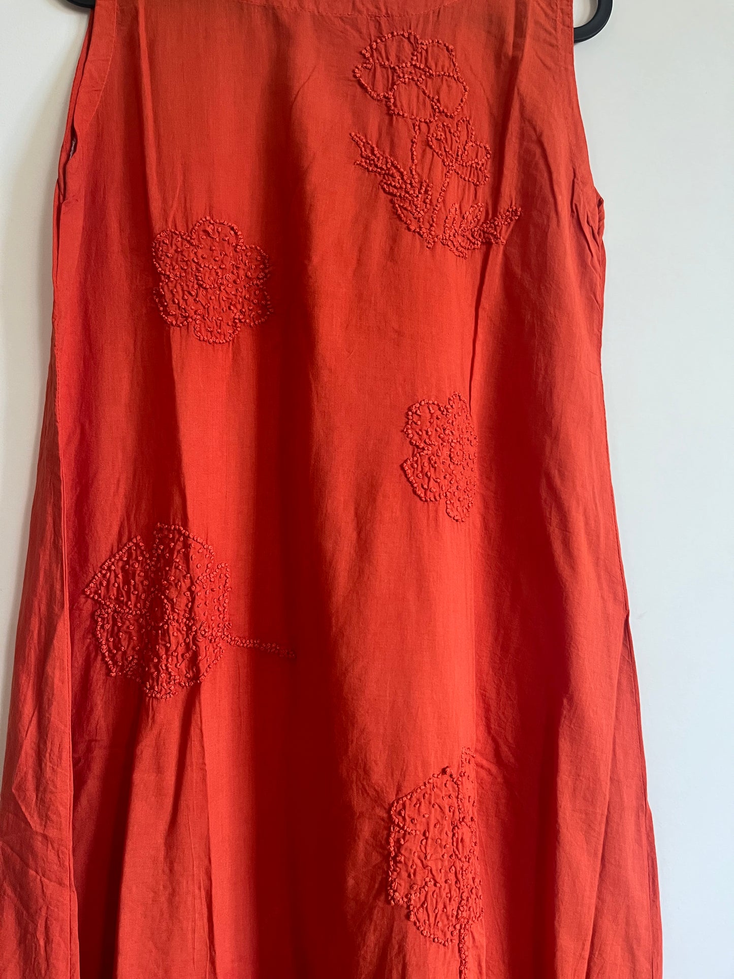 Dandelion Dress - Dark Rust Orange