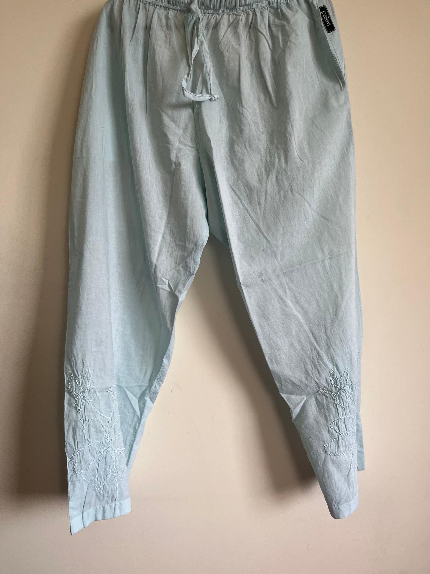 Kaftan top and pant - Powder Blue