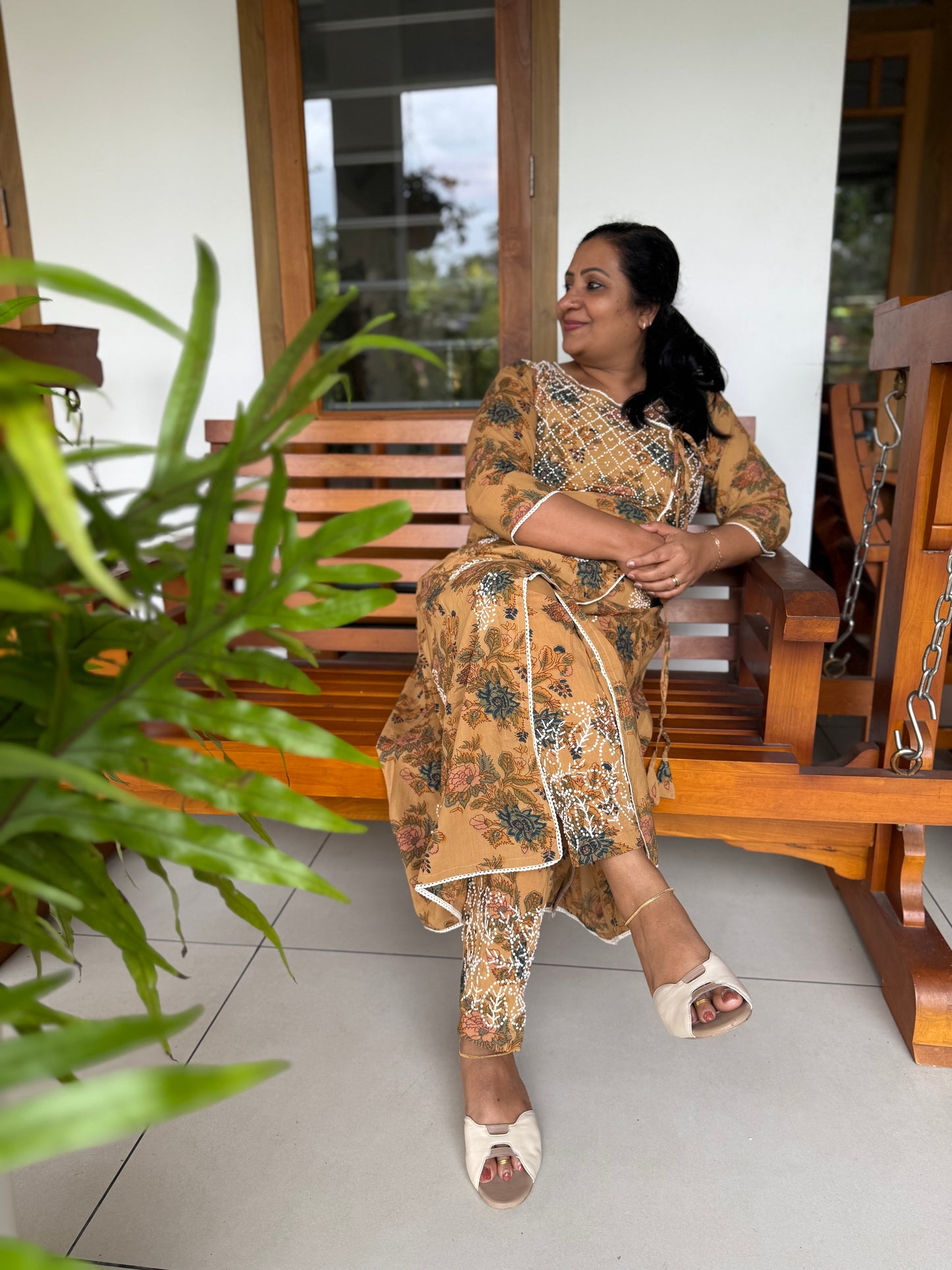Angrakha Kurti and pant PRE-ORDER - Vanya