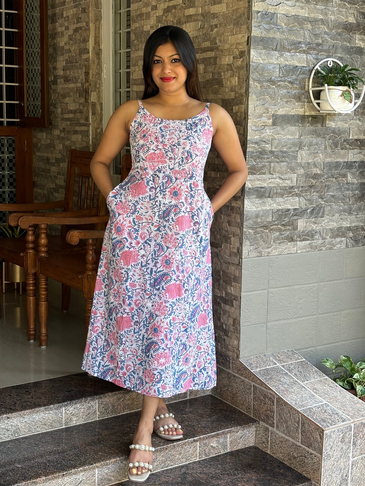 Sleeveless A-line Dress PRE-ORDER - Varnika