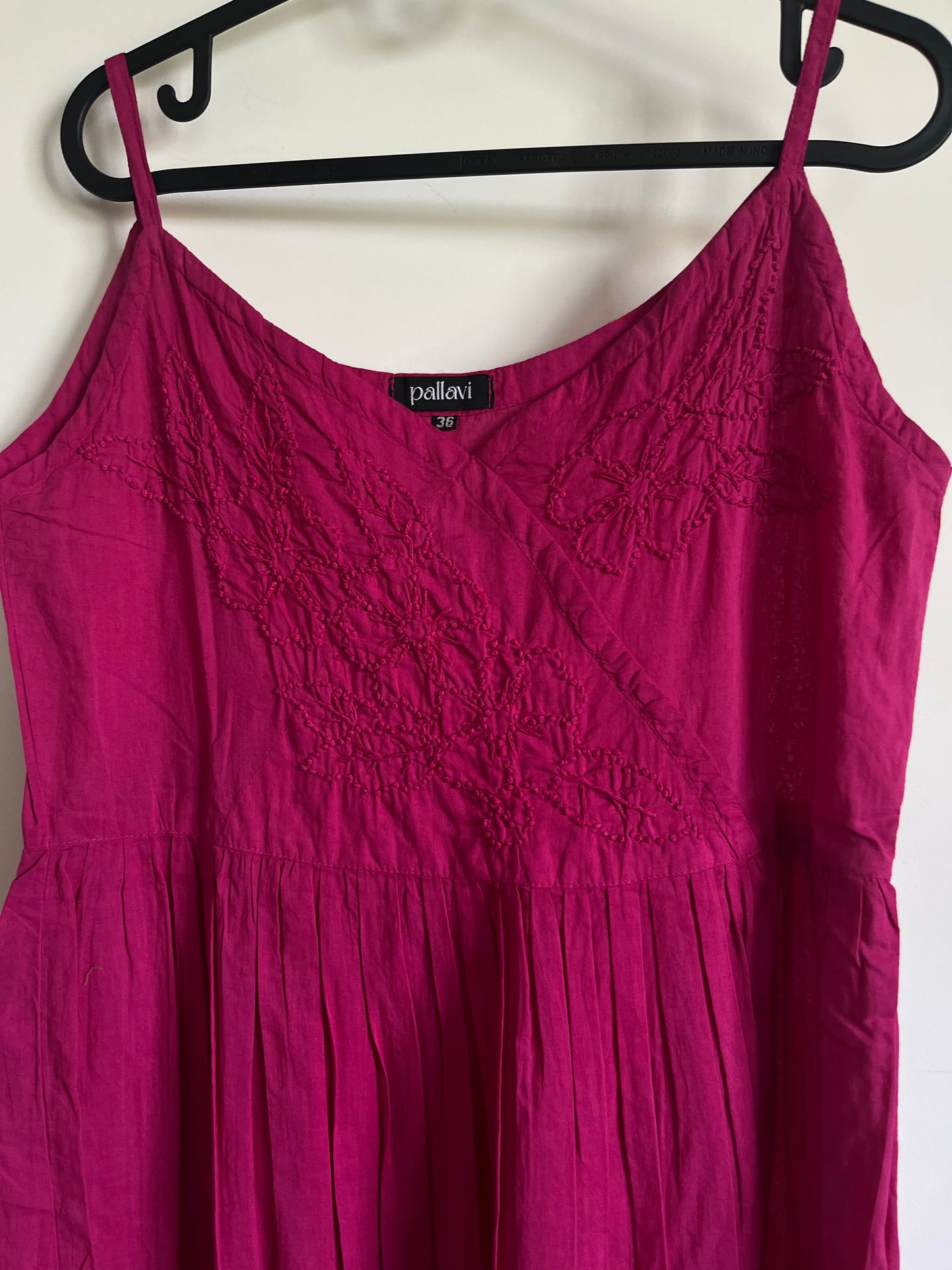 Garden whispers Dress - Hot Pink