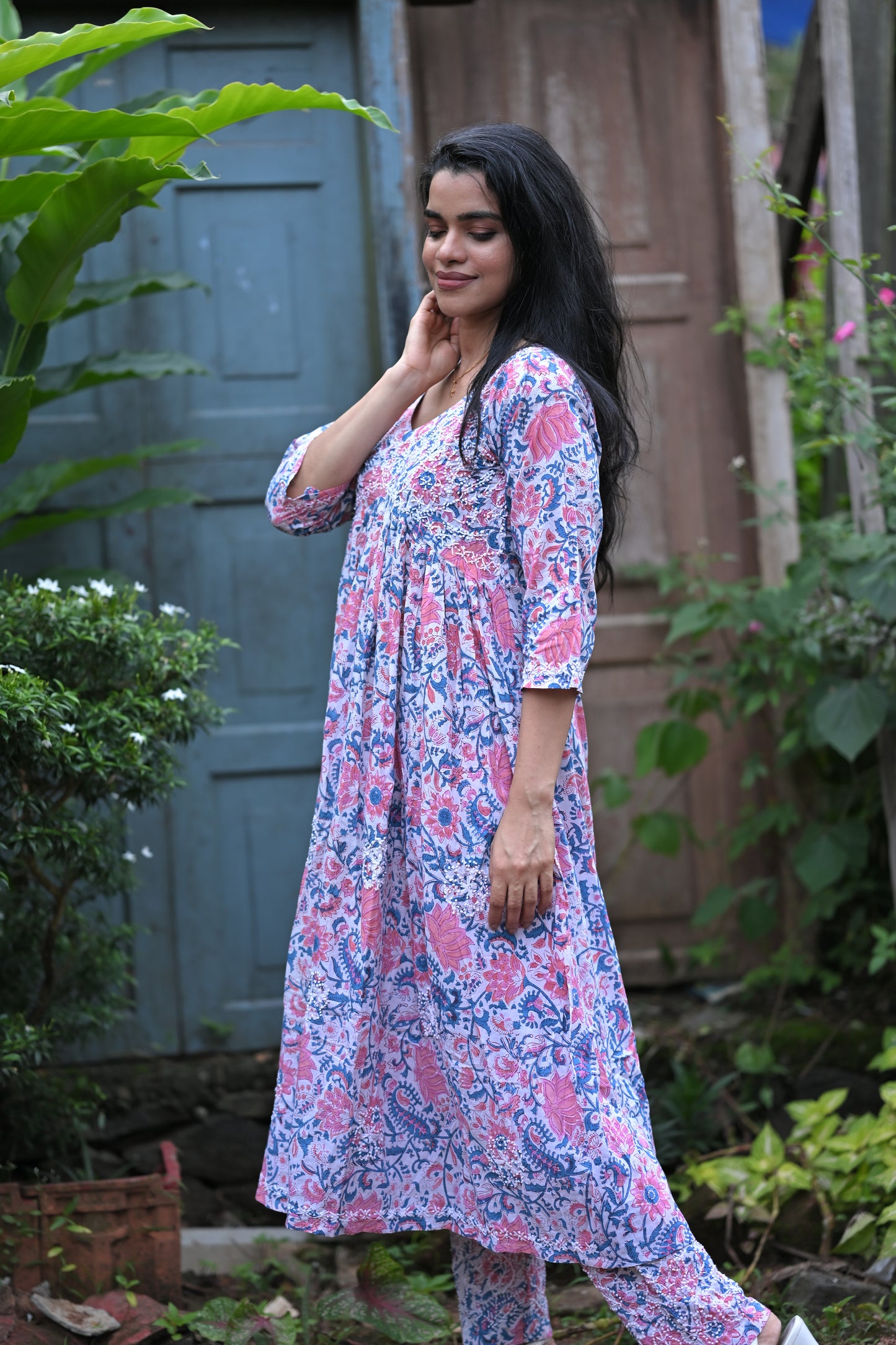 Aliya cut dress and pant PRE-ORDER - Varnika