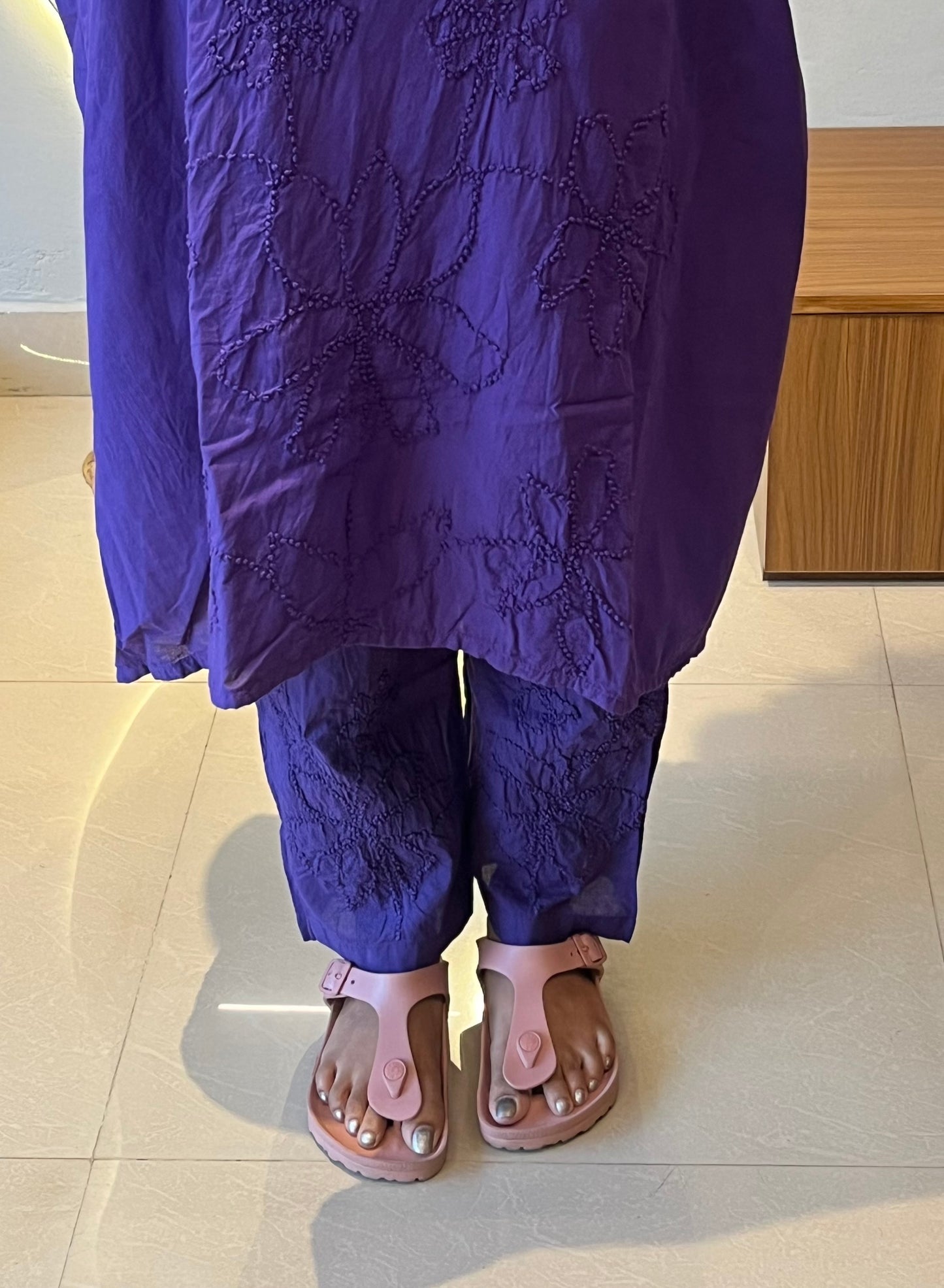 Kaftan top and pant - Indigo