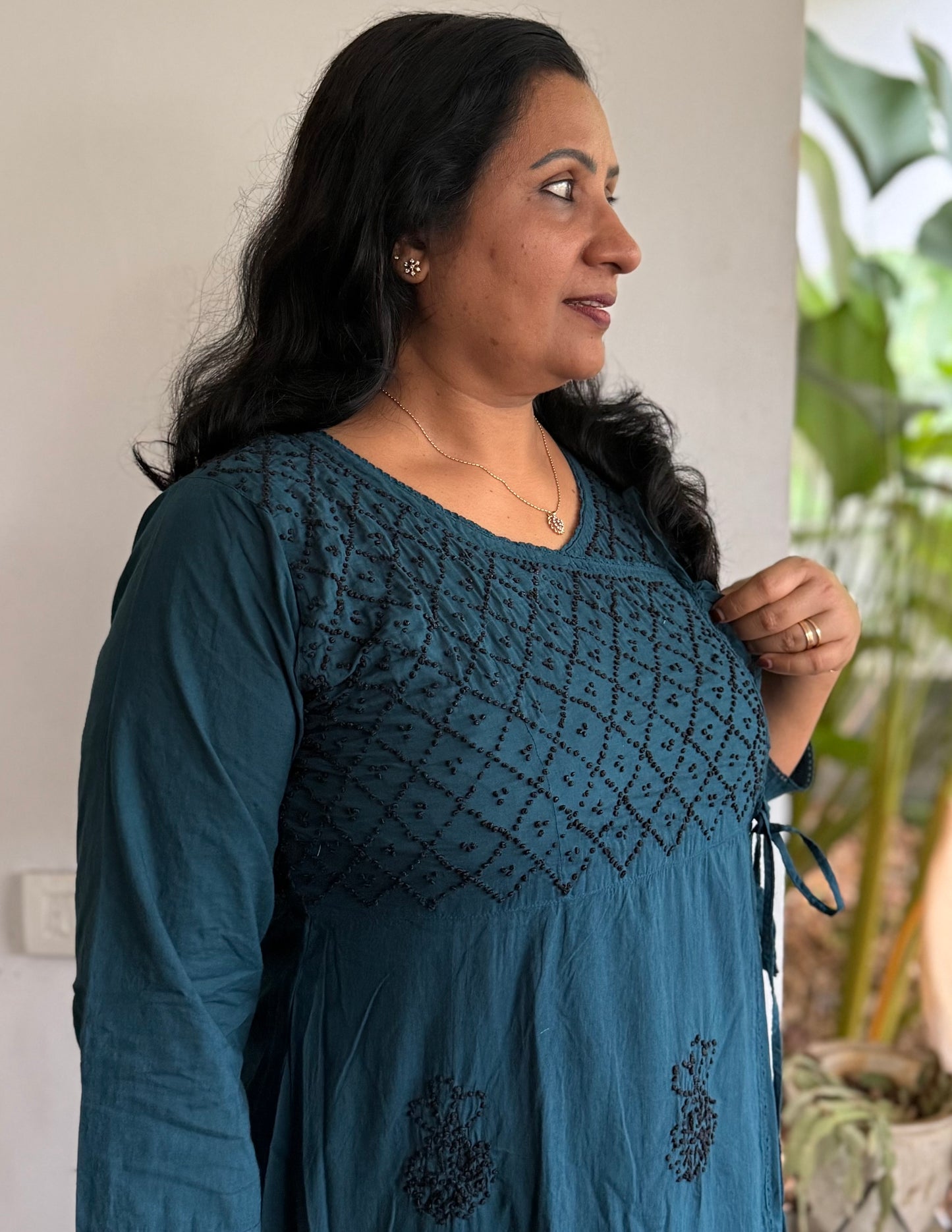 Angrakha - Black knots on Midnight Blue