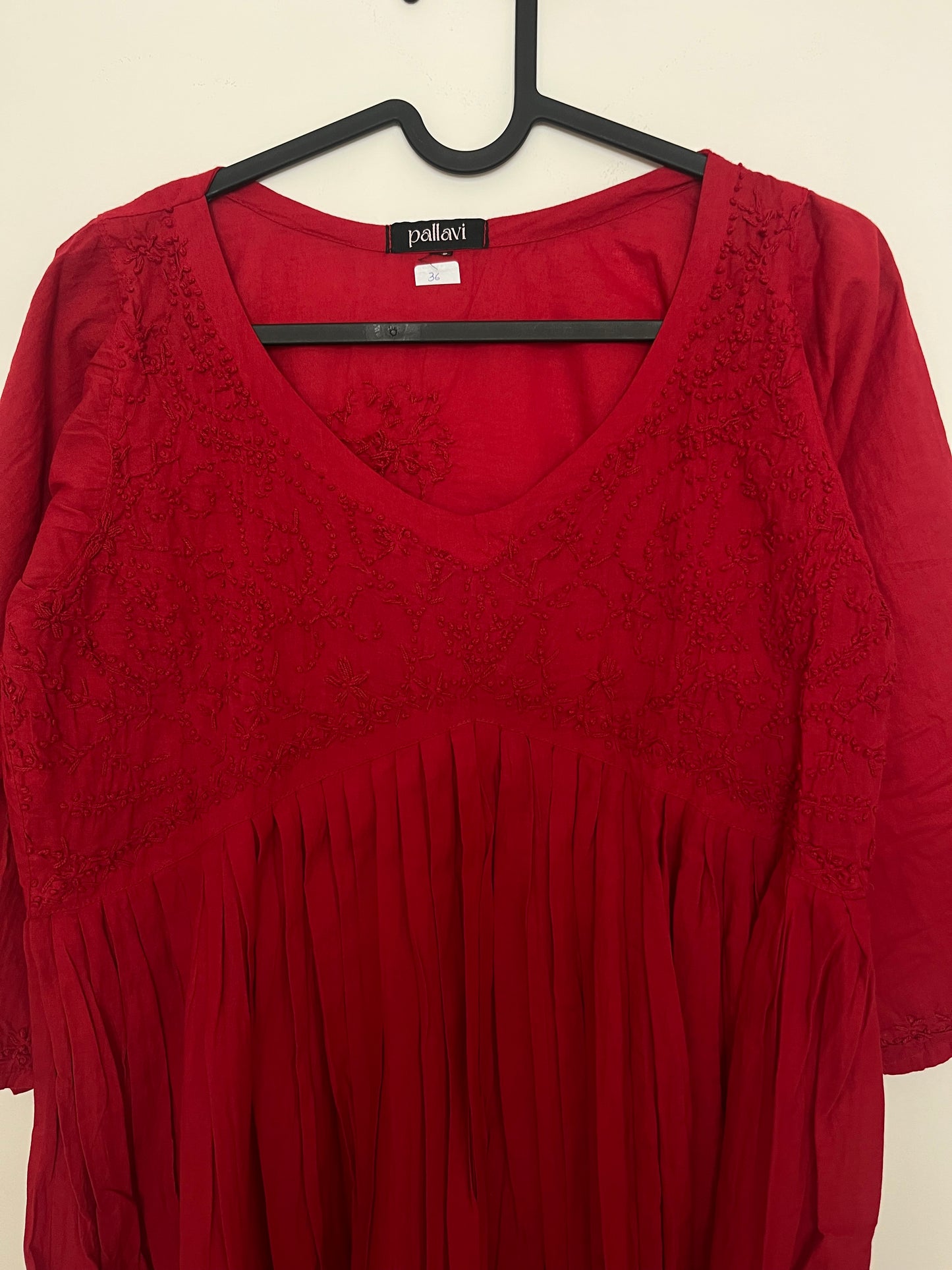 Aliya Cut Dress PRE-ORDER - Red