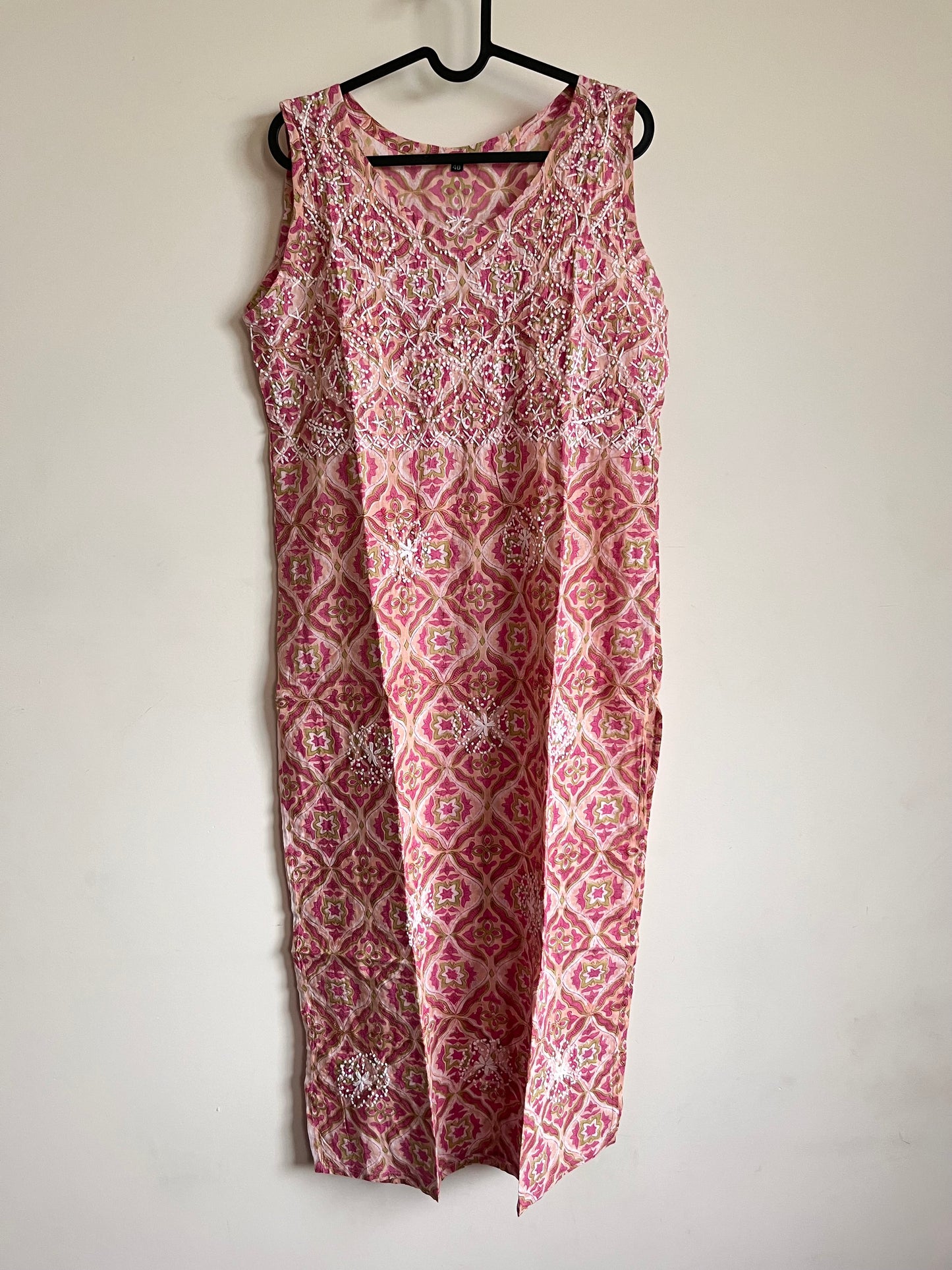Sleeveless Straight Kurti PRE-ORDER - Blushette