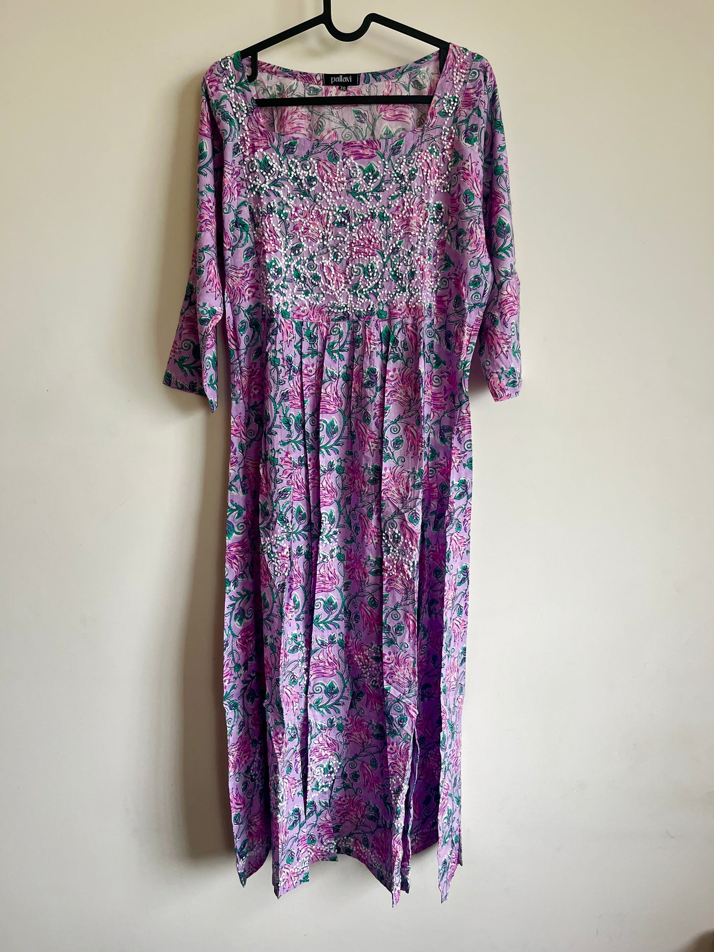 Pleated Dress - Lavender Smera