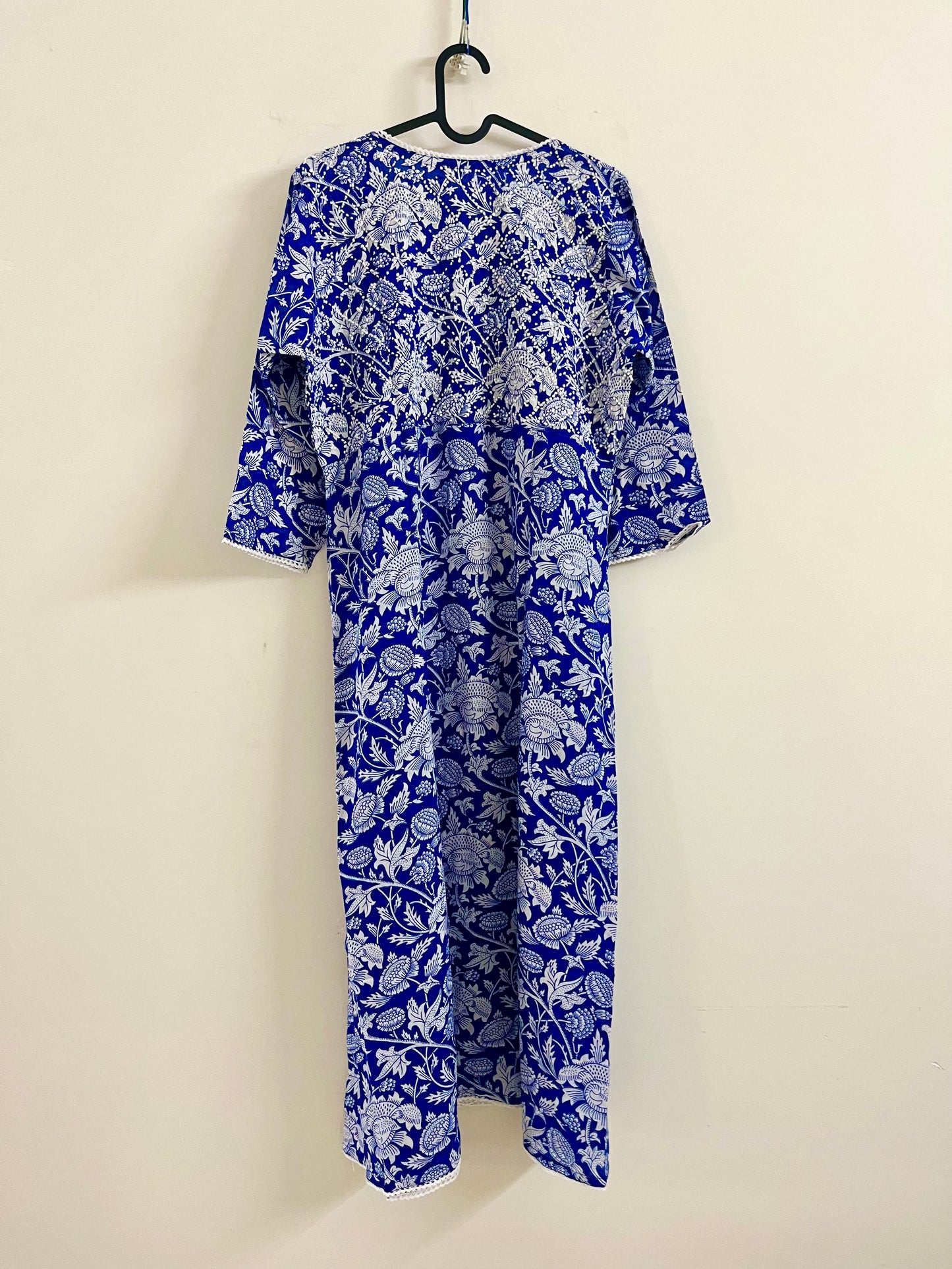 Angrakha PRE-ORDER - Floral Blue White