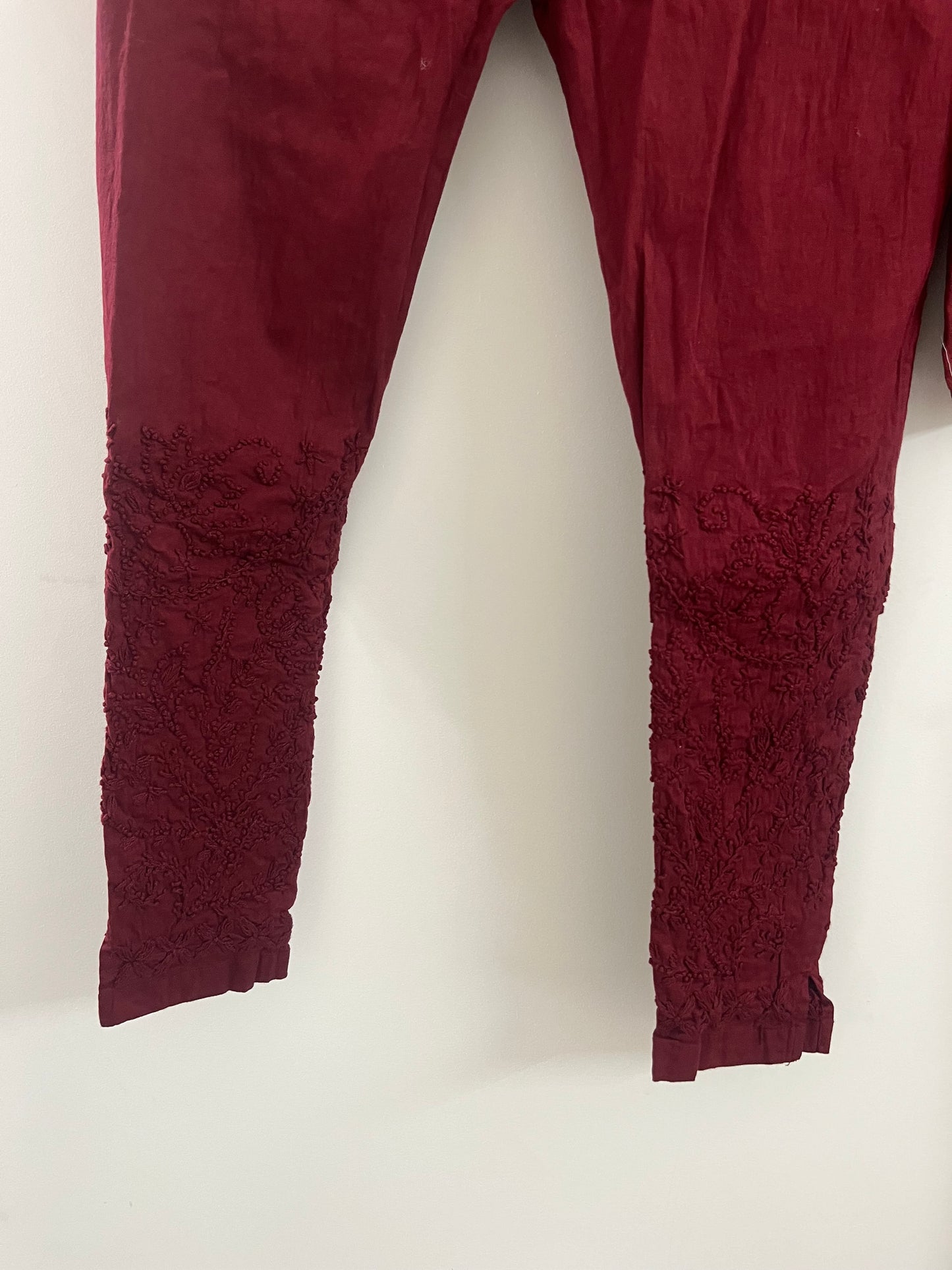 Straight Kurti and pant PRE-ORDER - Dark Maroon