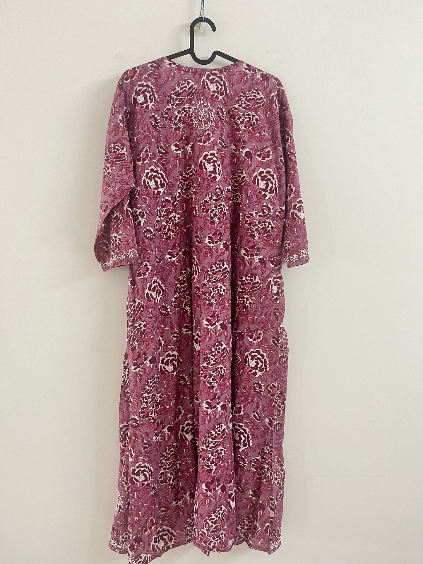 Aliya Cut Dress - Floral Blackcurrent
