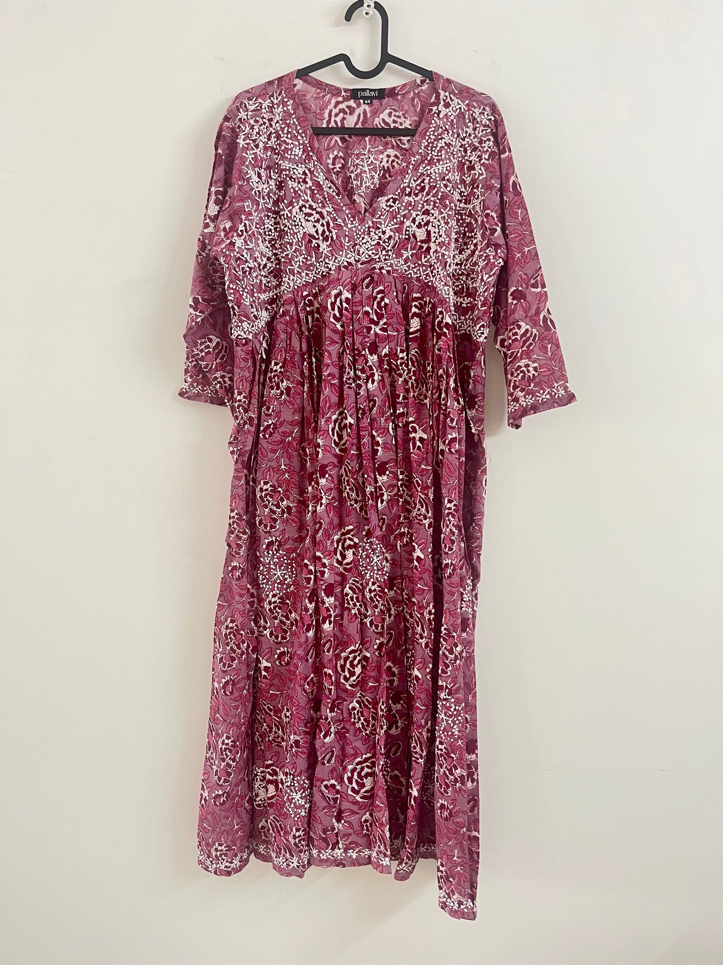 Aliya Cut Dress - Floral Blackcurrent