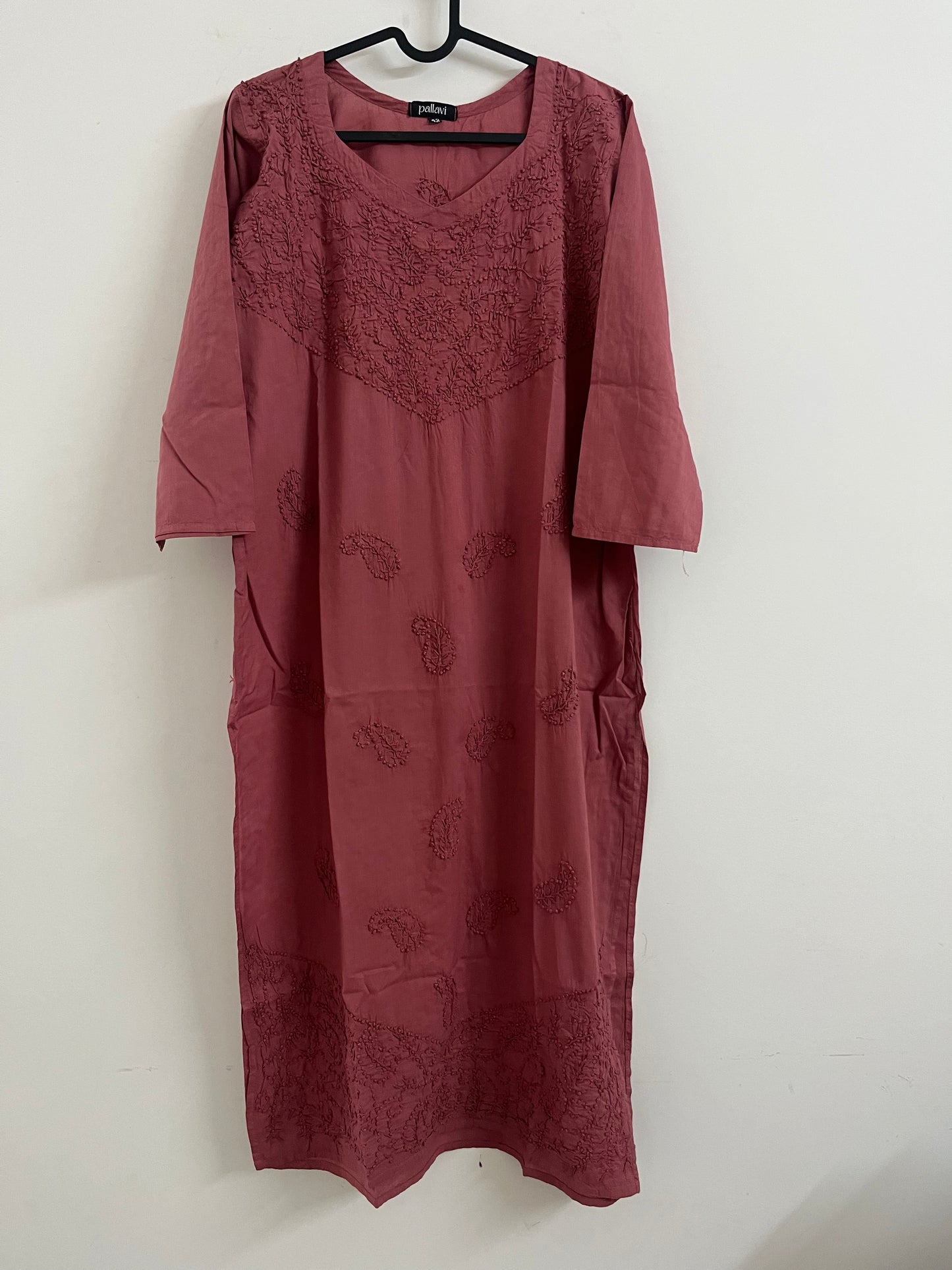 Straight Kurti PRE-ORDER - Brick Red