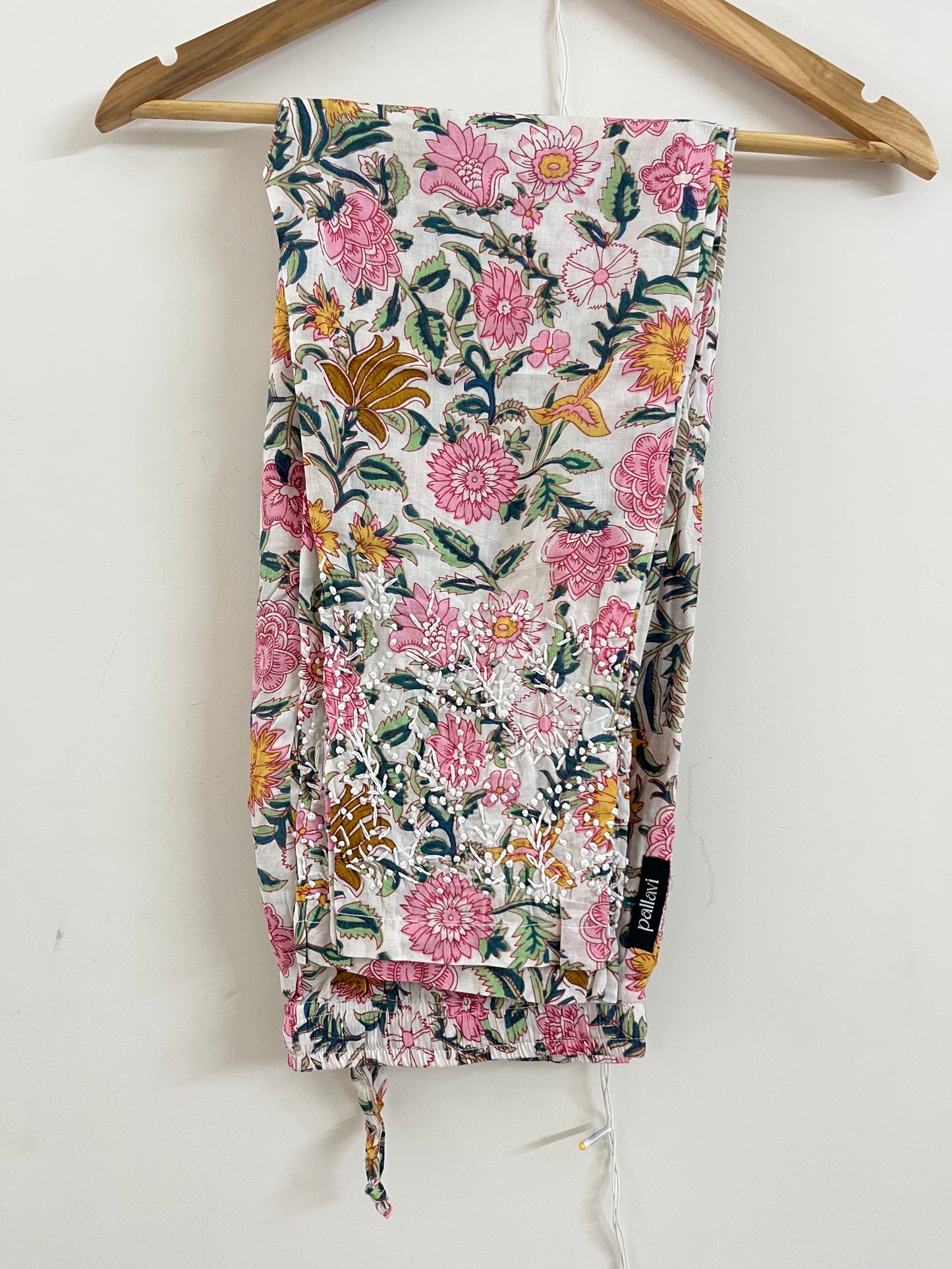 Printed Pants PRE-ORDER - Floral White