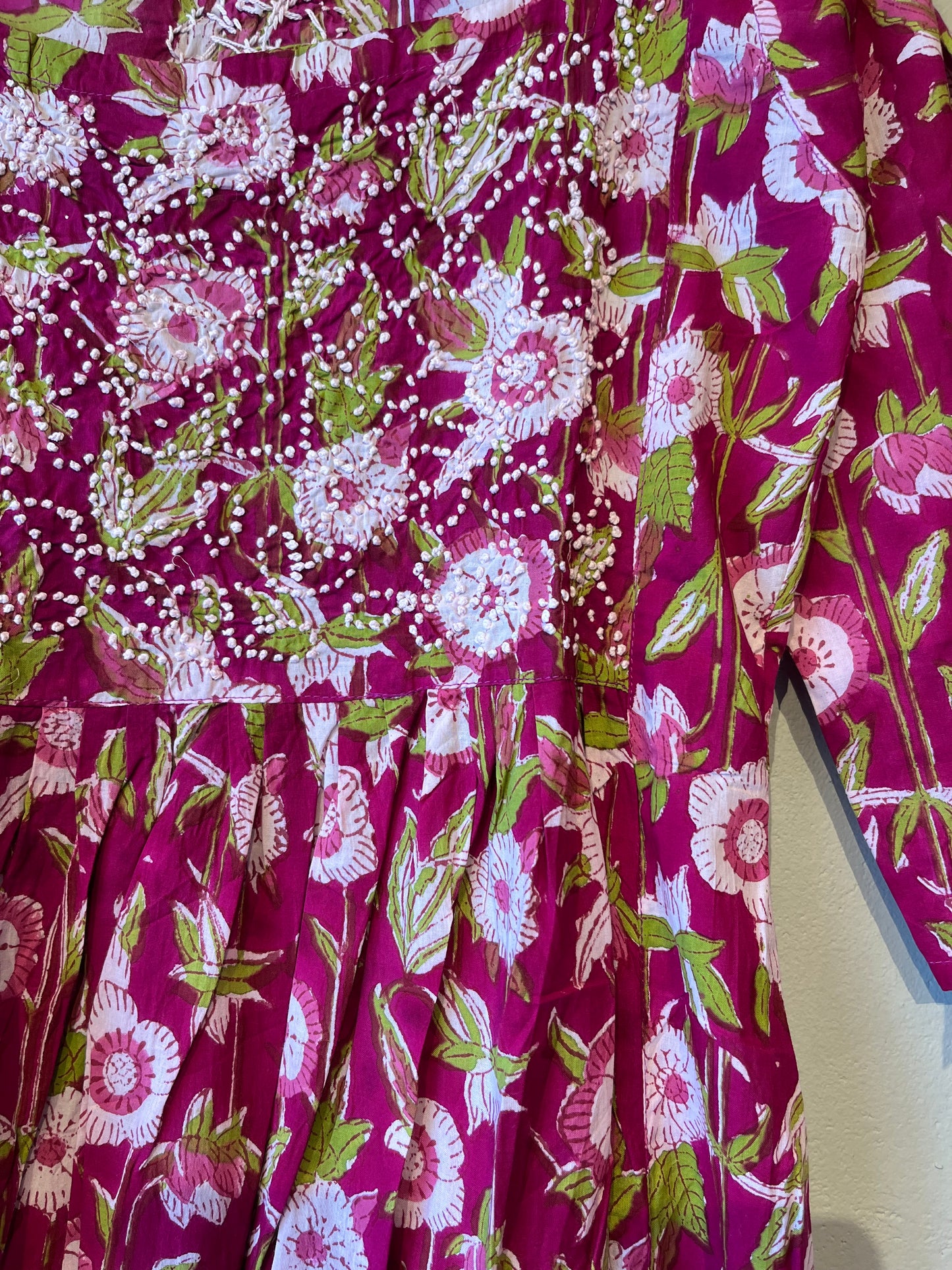 Pleated Dress - Purple Vega