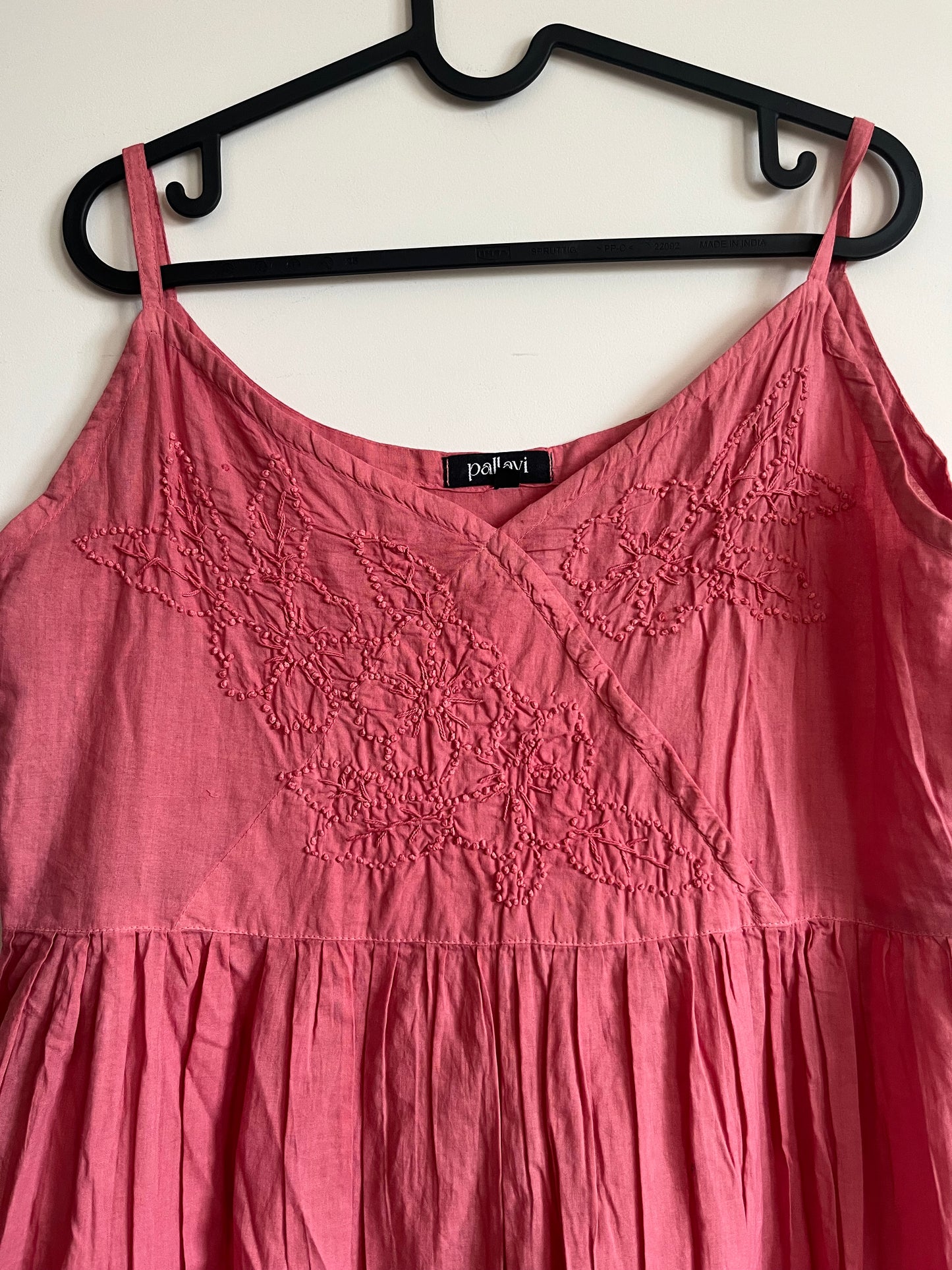 Garden whispers Dress - Nude Pink