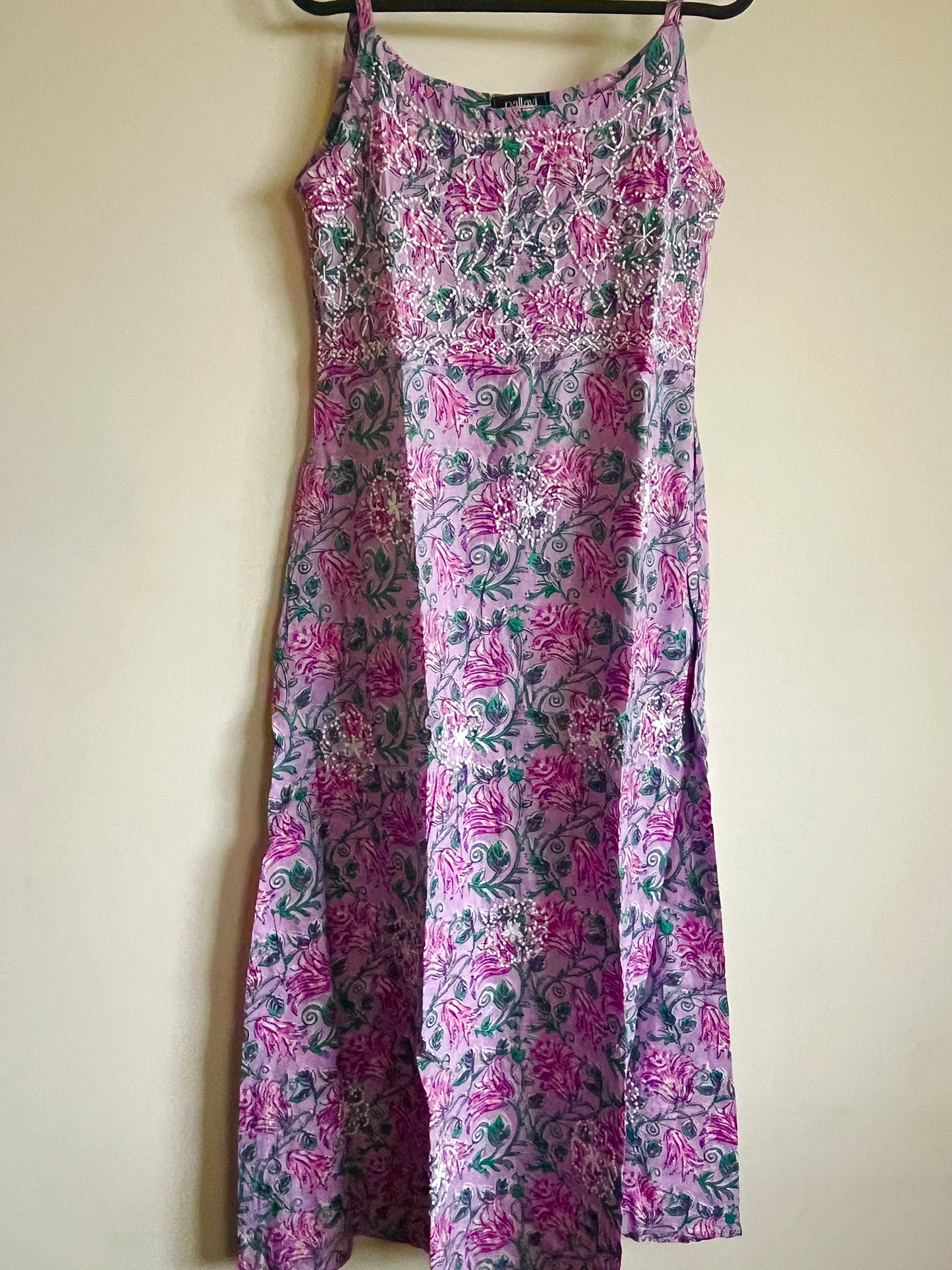 Sleeveless A-line Dress - Lavender Smera