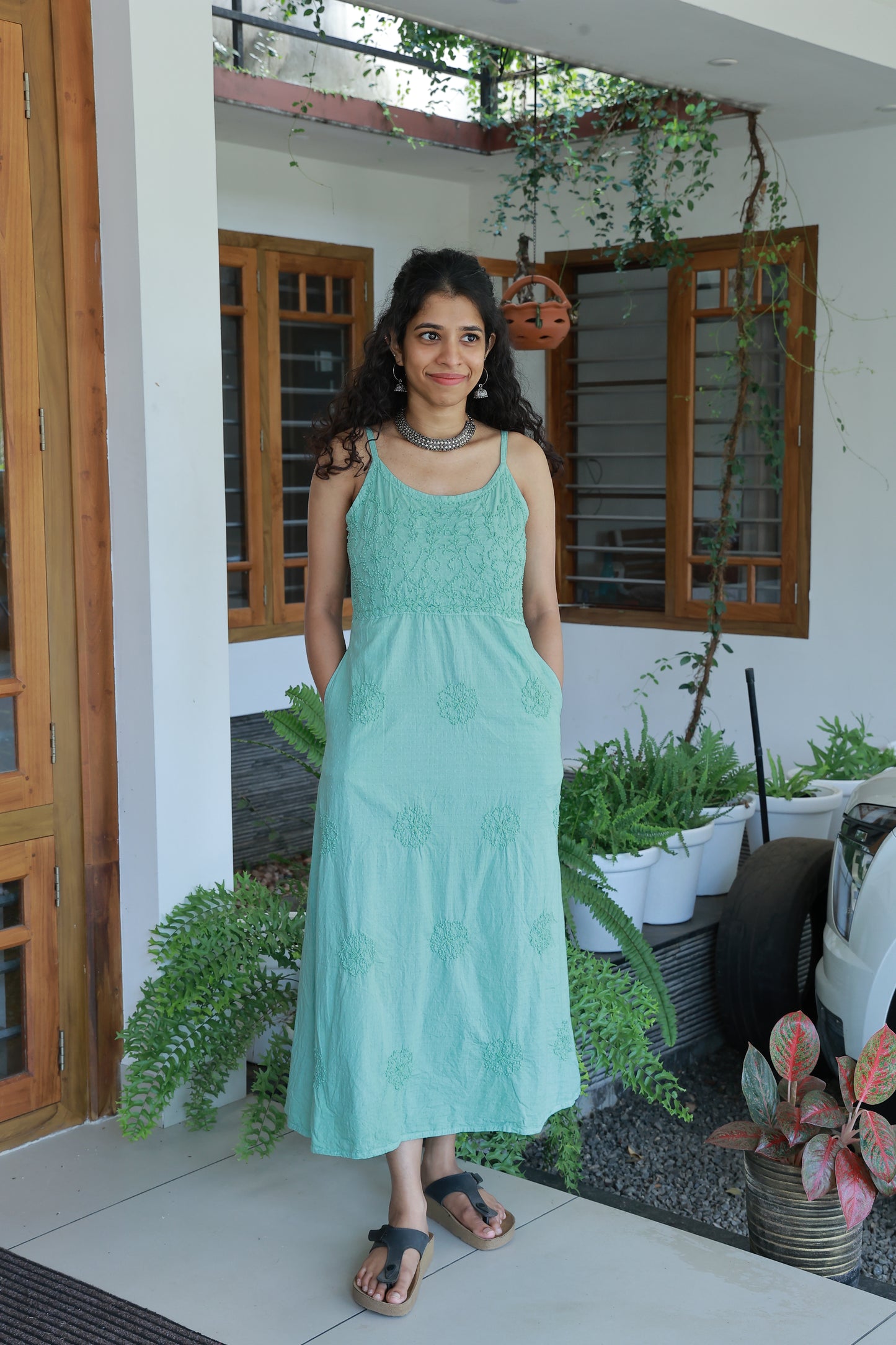 Sleeveless A-line Dress PRE-ORDER - Mint Green
