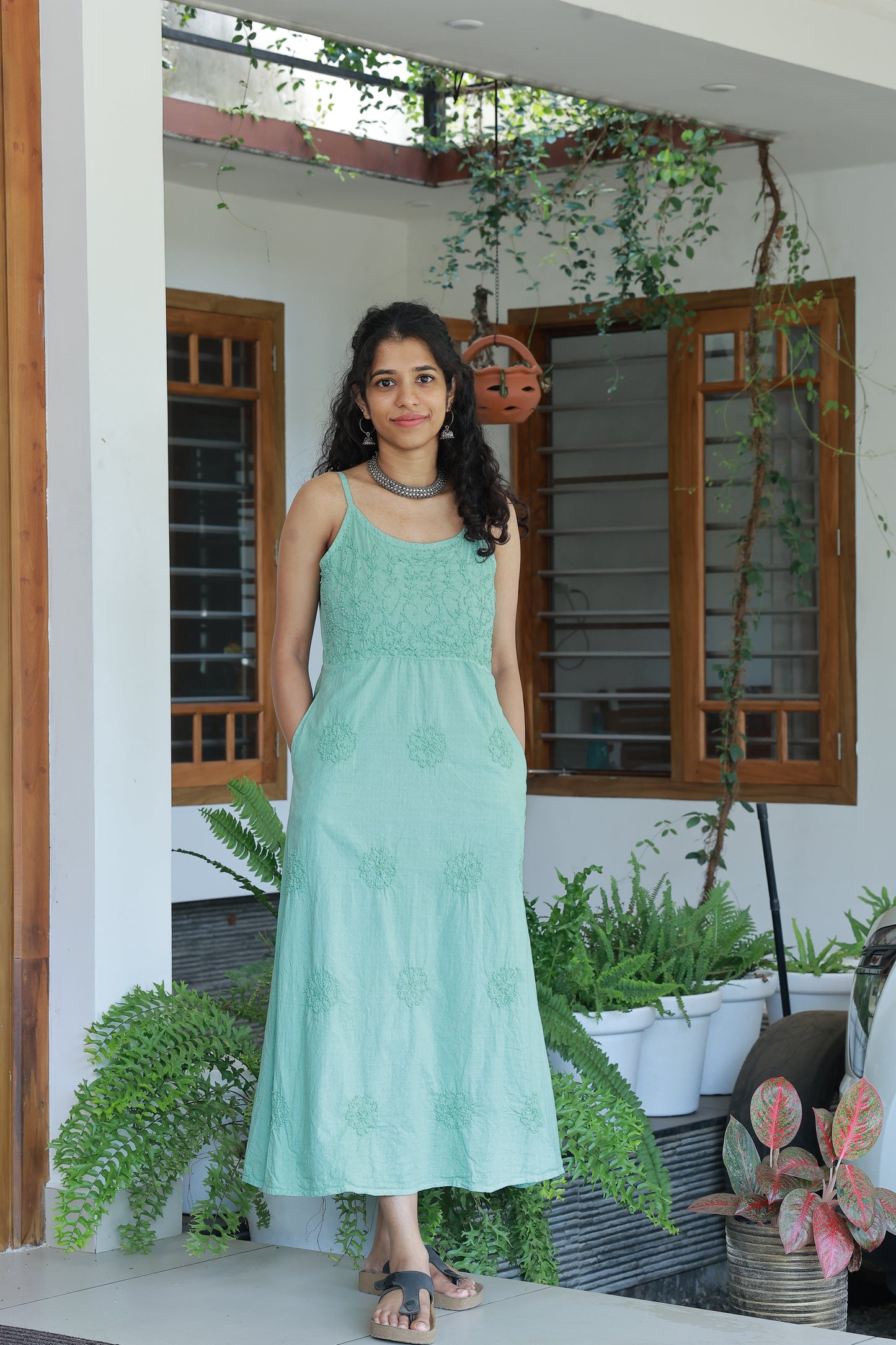 Sleeveless A-line Dress PRE-ORDER - Mint Green