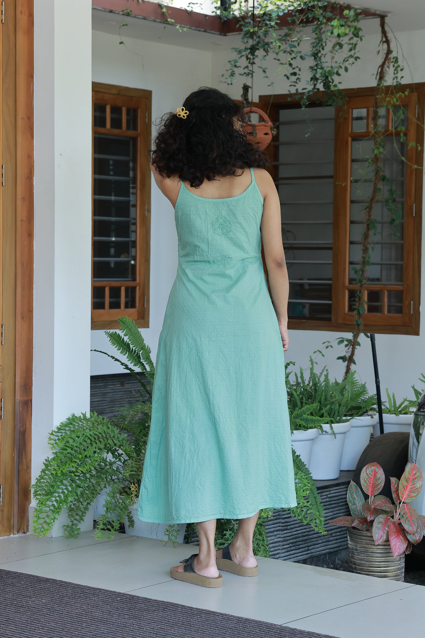 Sleeveless A-line Dress PRE-ORDER - Mint Green