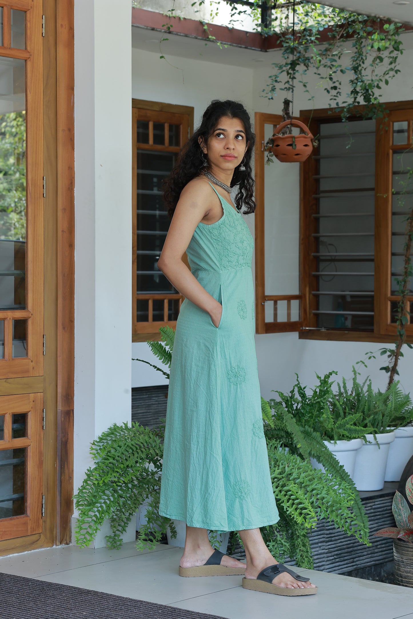 Sleeveless A-line Dress PRE-ORDER - Mint Green