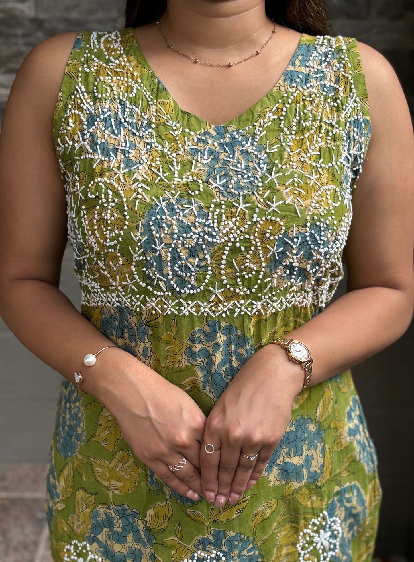 Sleeveless Straight Kurti PRE-ORDER - Bluebelle