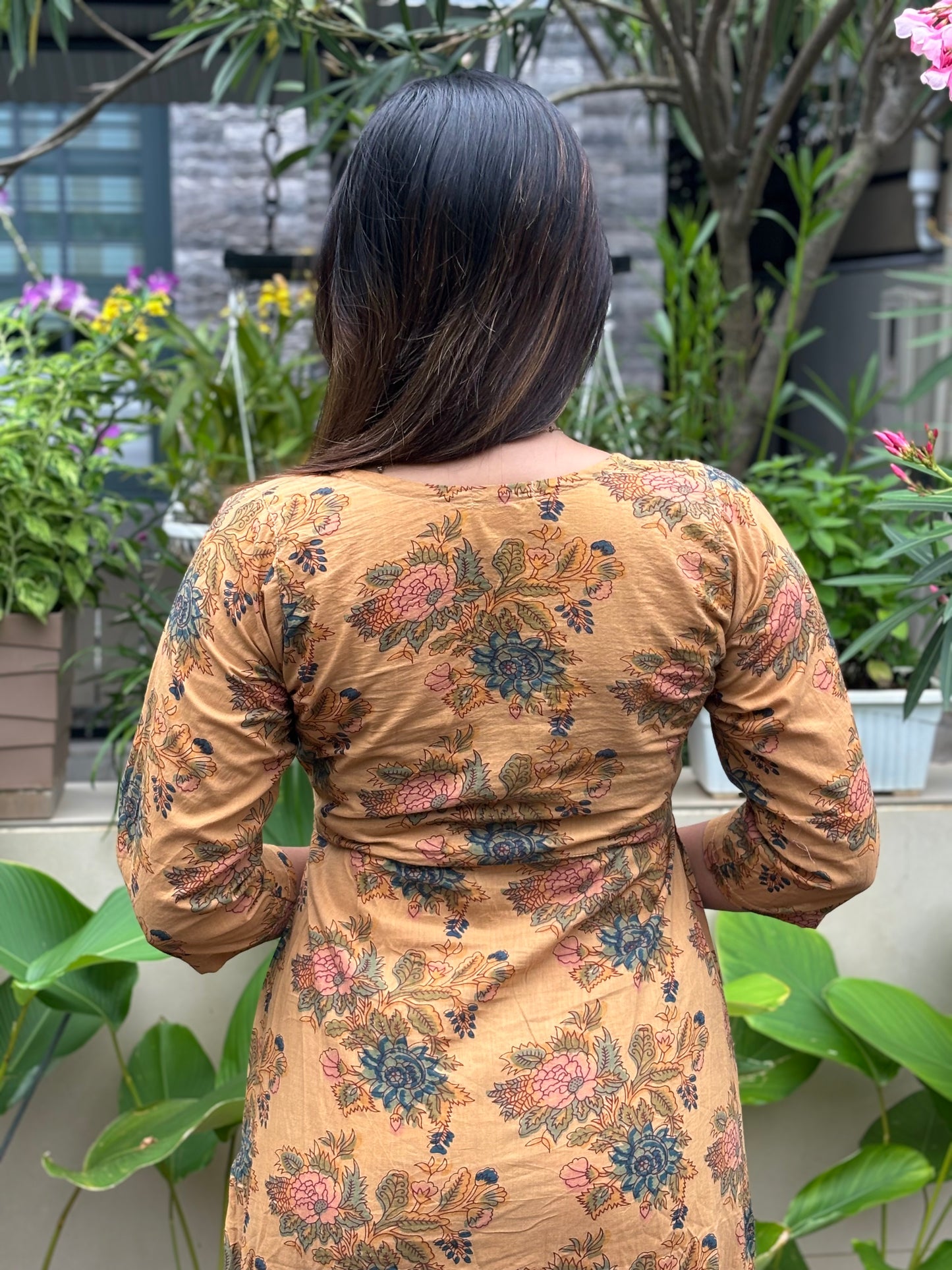 Pleated Angrakha dress PRE-ORDER - Vanya