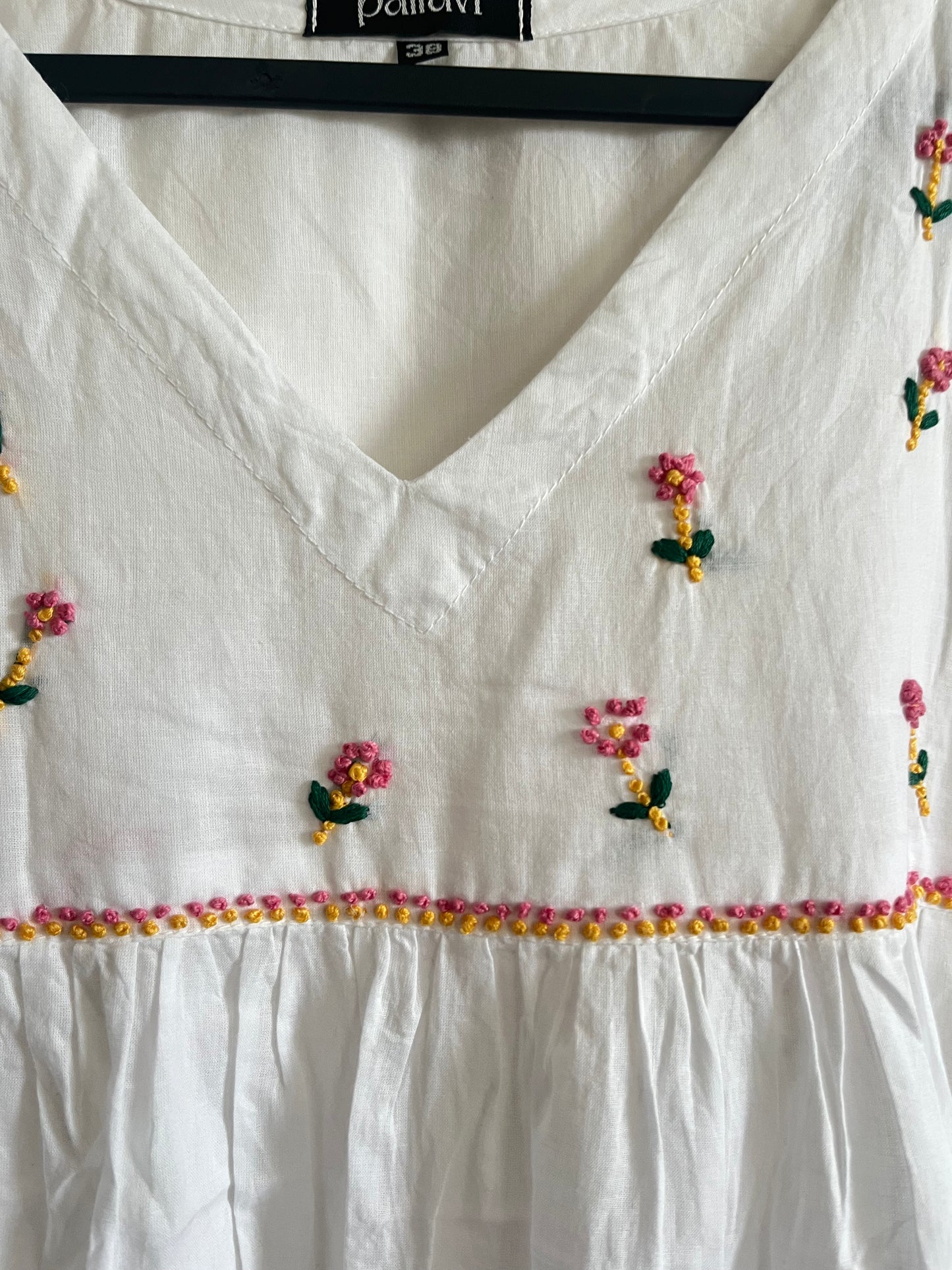 Blush and Bloom Dress - White