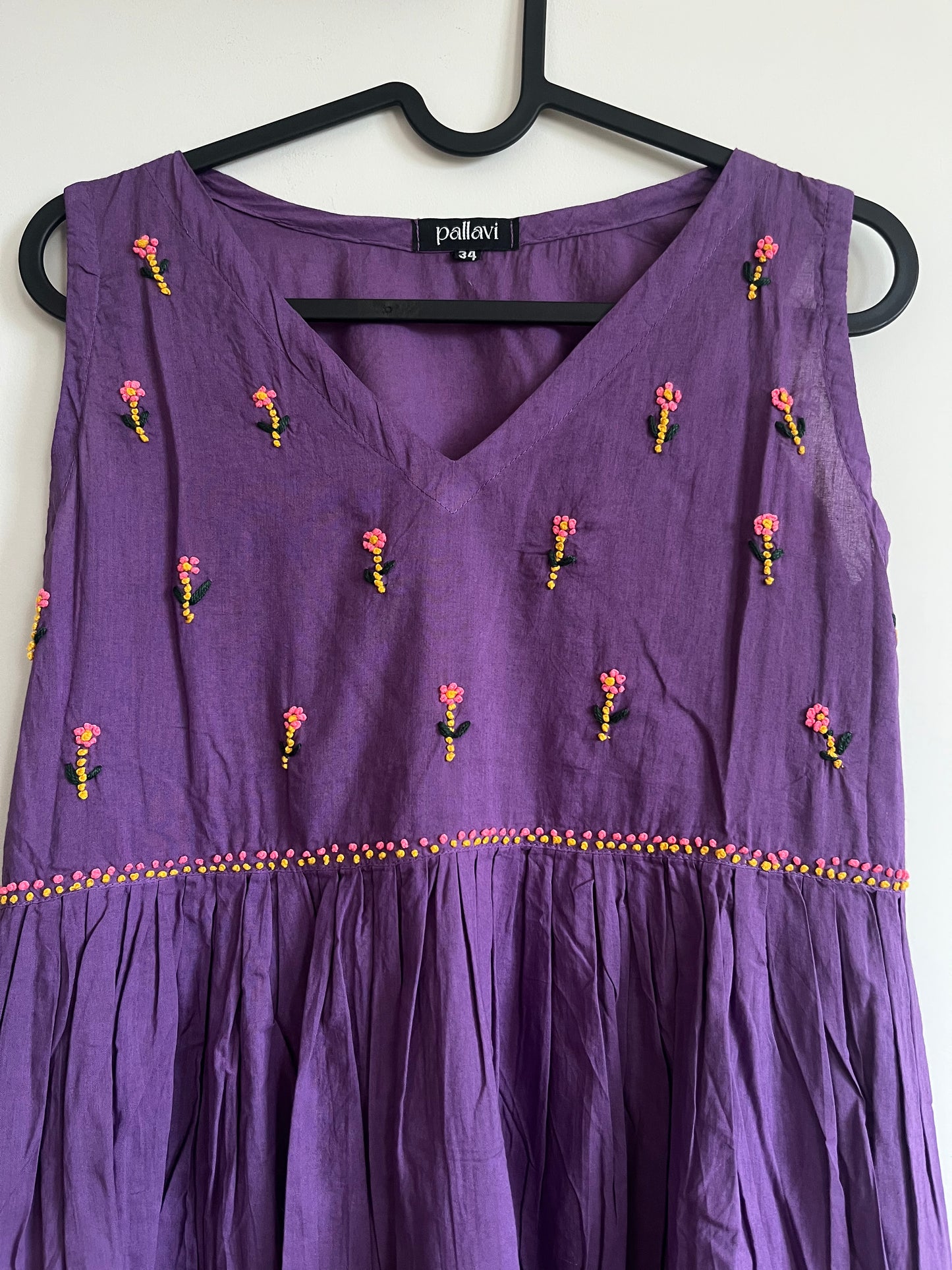 Blush and Bloom Dress - Dark Lavender
