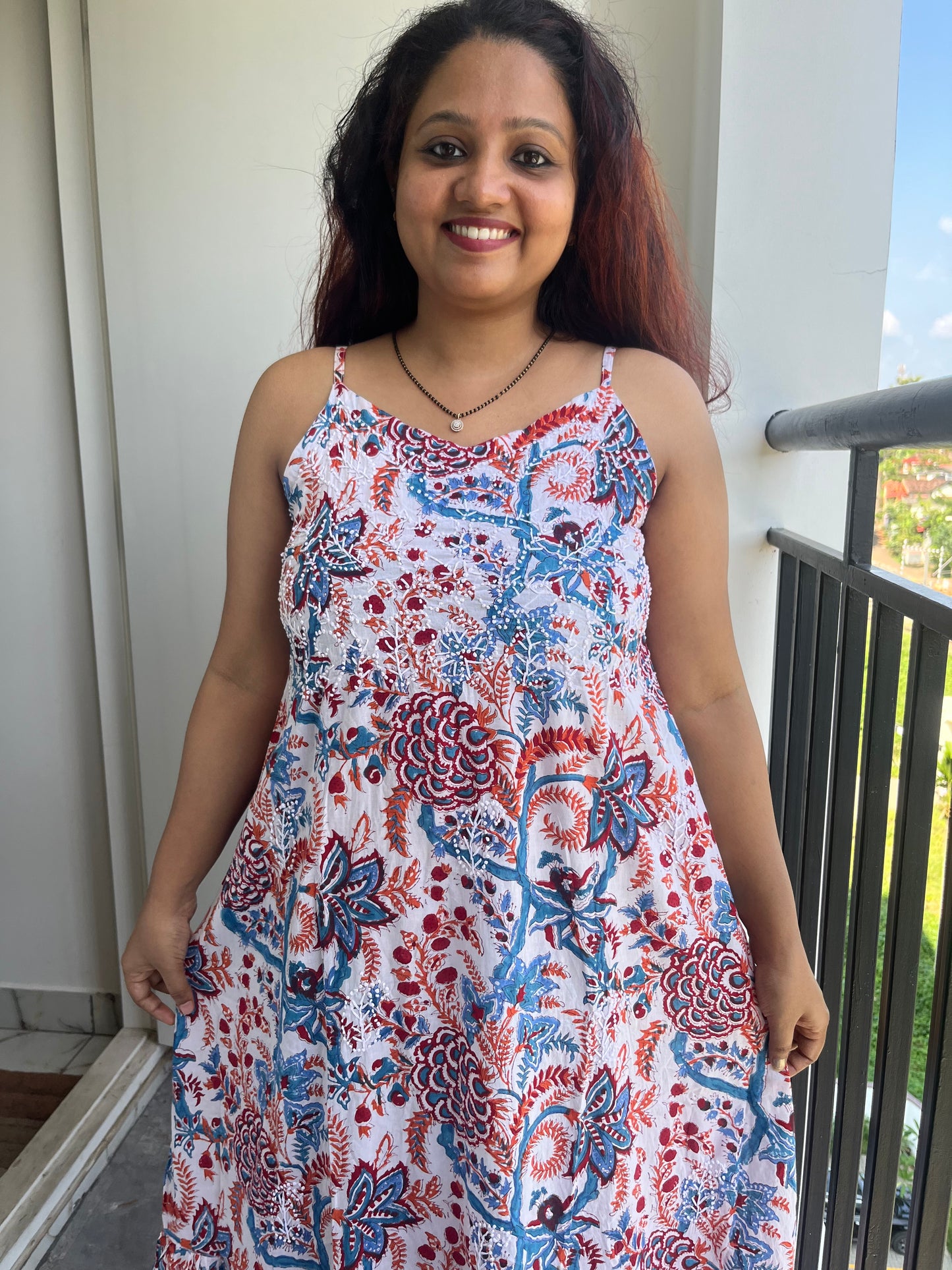 Sleeveless A-LINE Dress with Frill PRE-ORDER - Rangoli