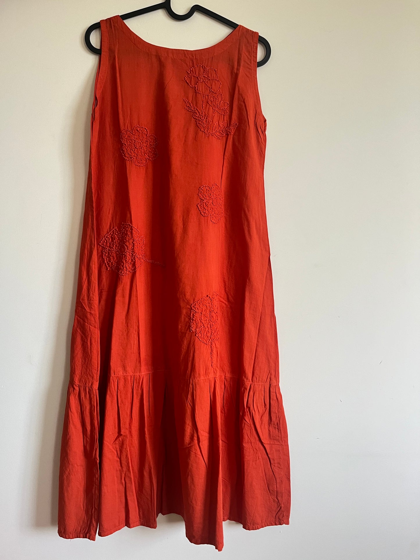 Dandelion Dress - Dark Rust Orange