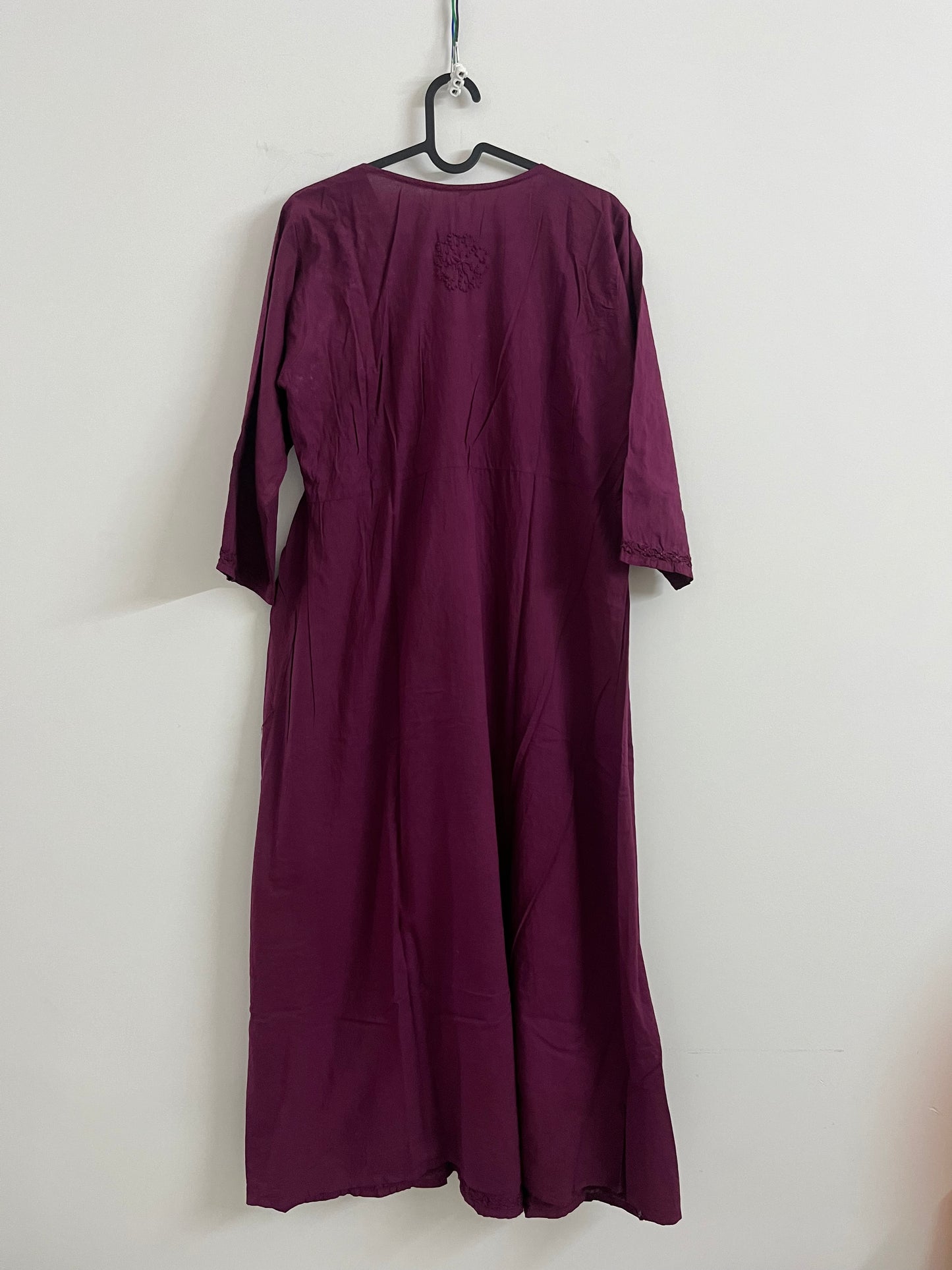 Aliya Cut Dress - Wine