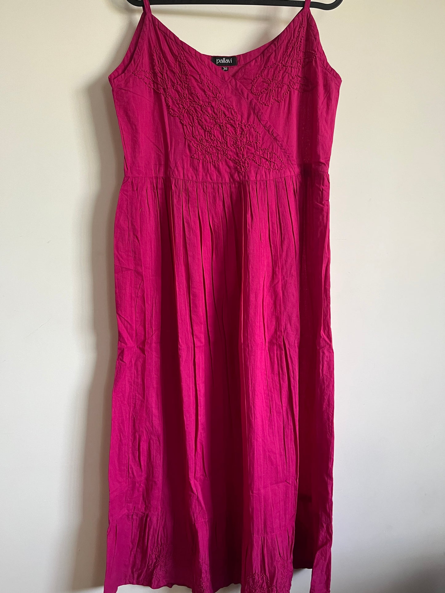 Garden whispers Dress - Hot Pink