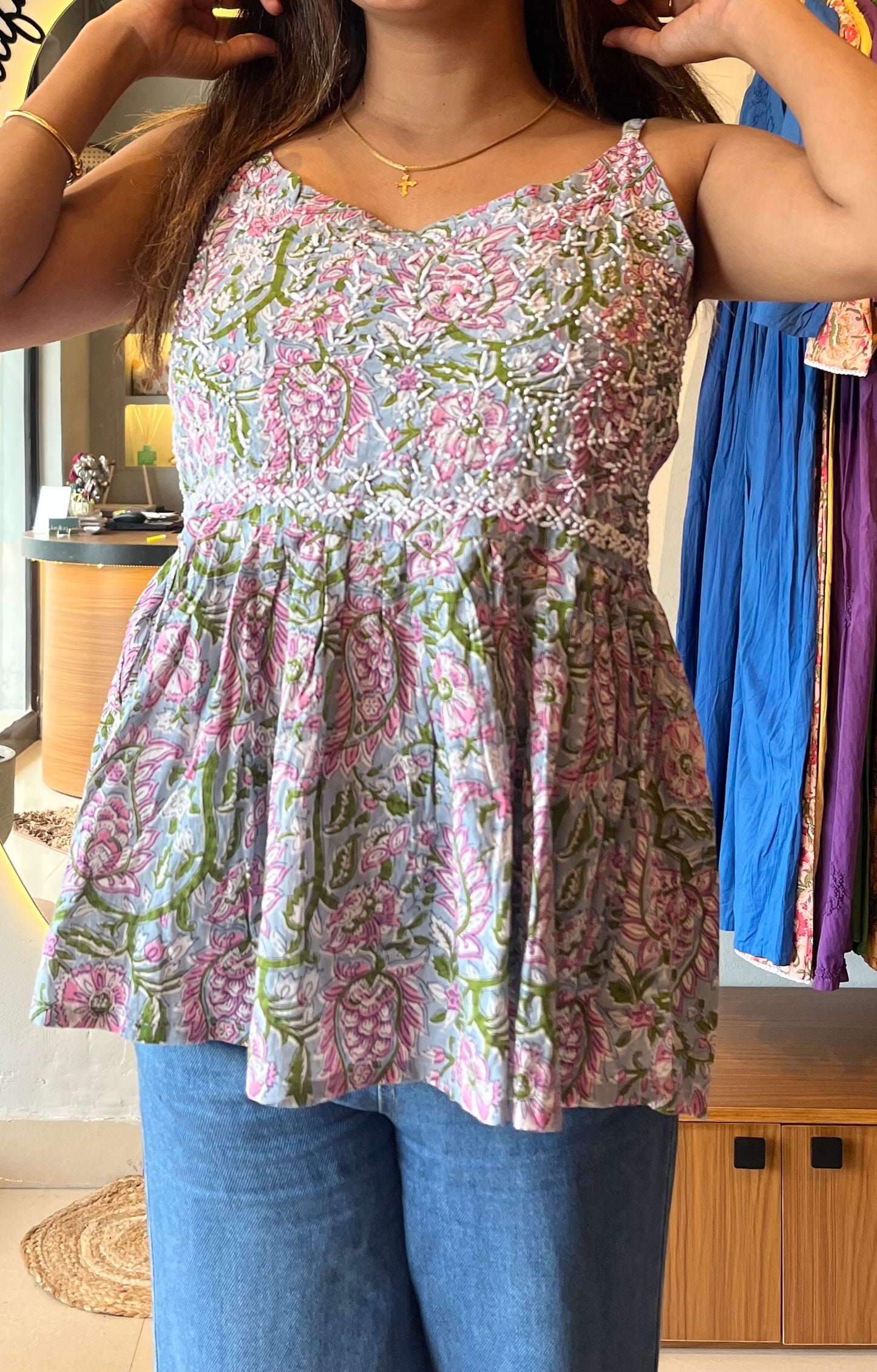 Flared Short Top - Sitara