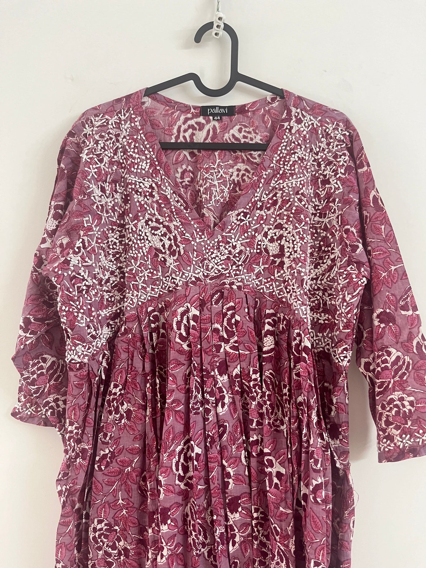 Aliya Cut Dress - Floral Blackcurrent