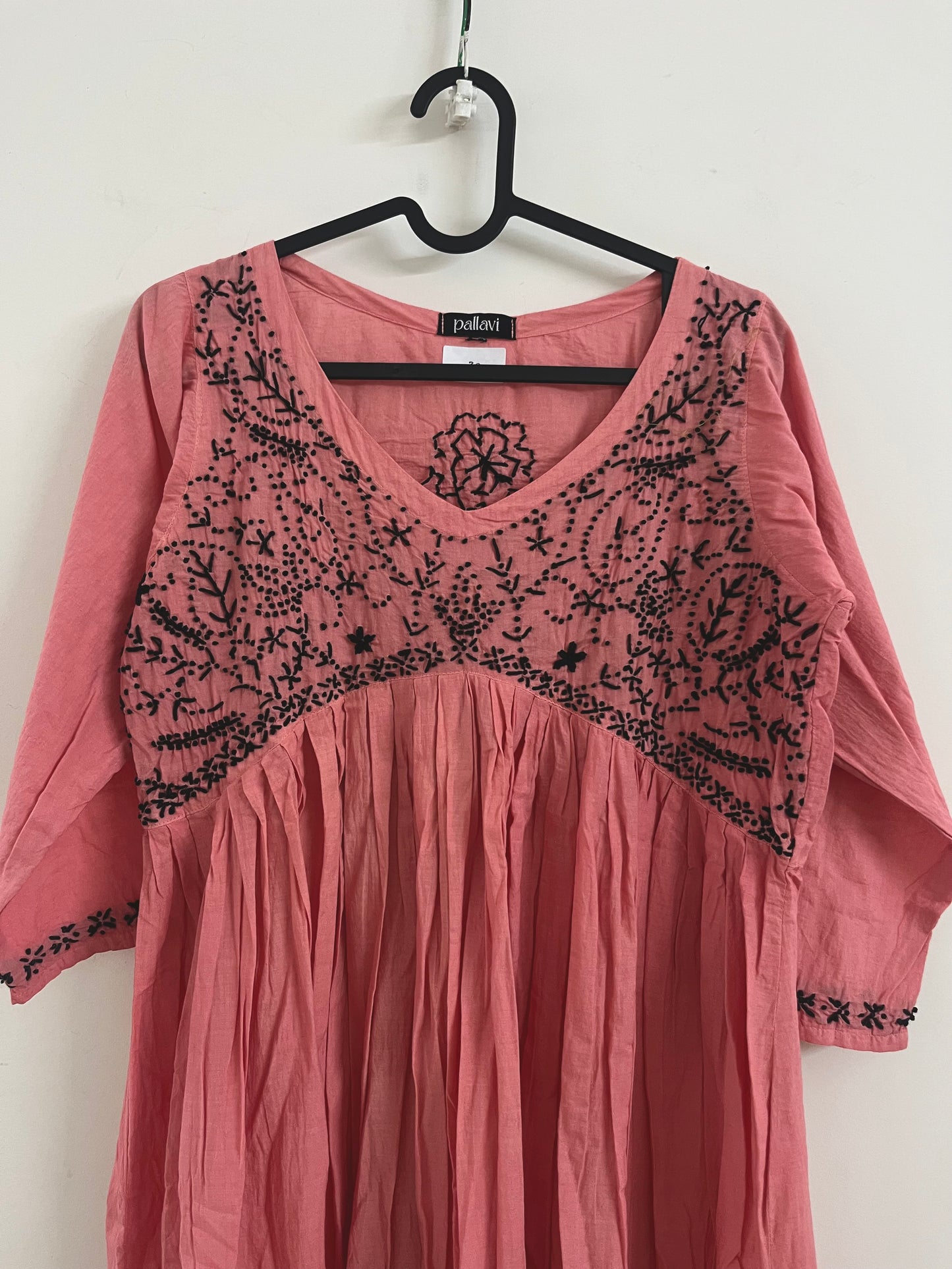 Aliyacut PRE-ORDER - Black knots on Peach Pink