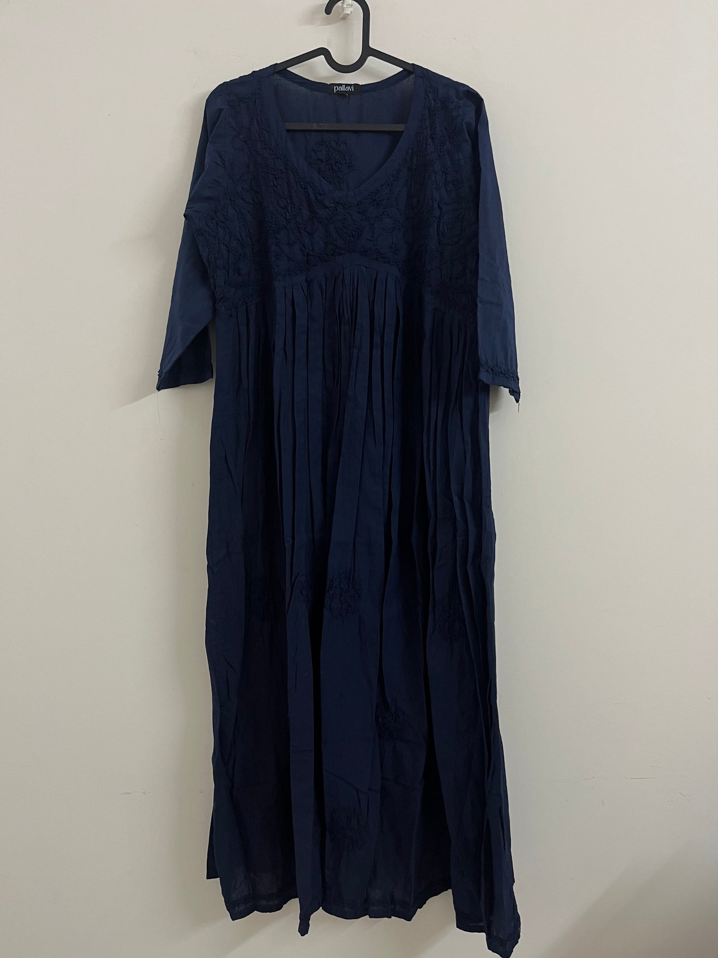 Aliya Cut Dress PRE-ORDER - Navy Blue