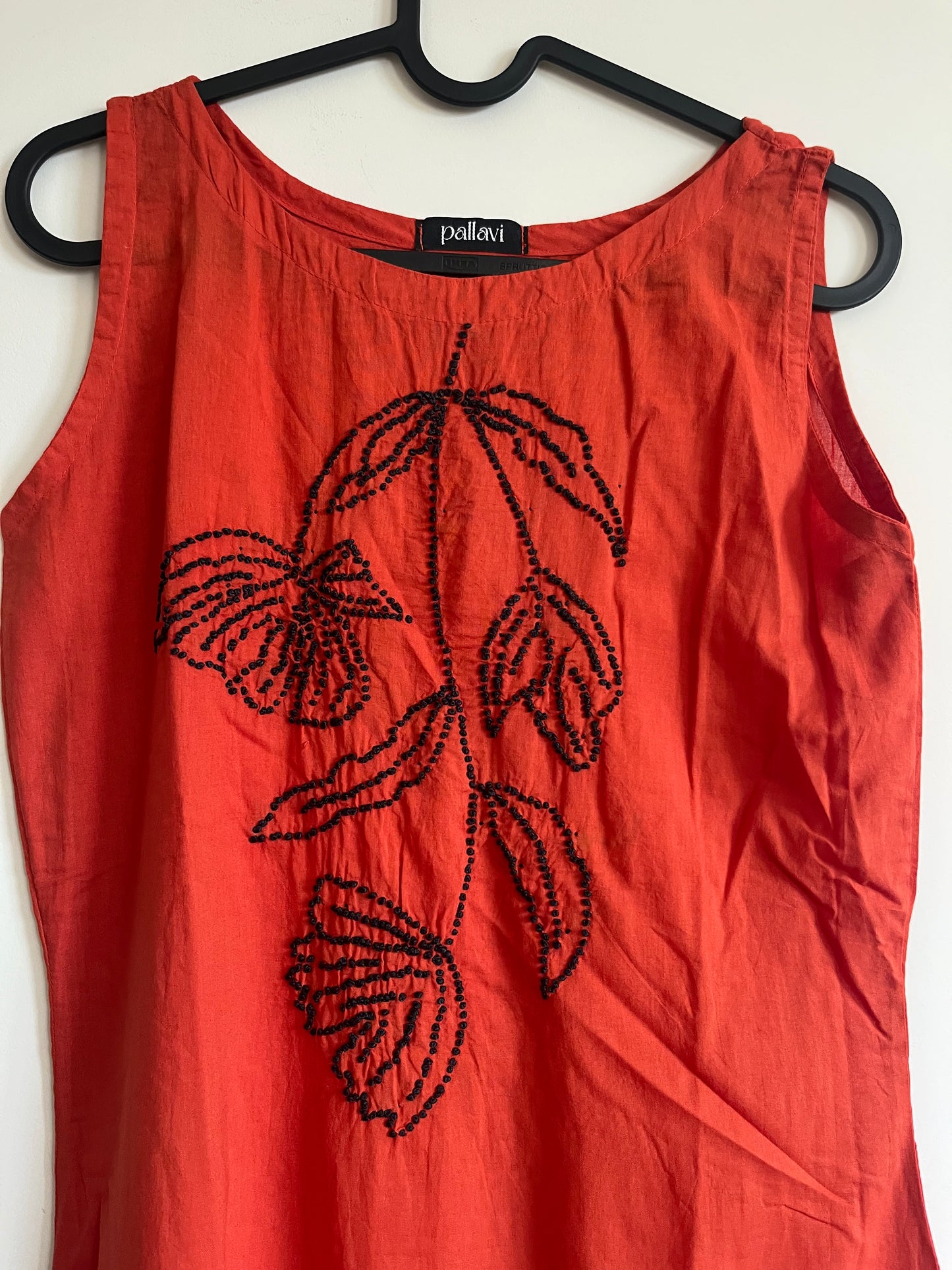 Chameli Charm Dress - Dark Rust Orange