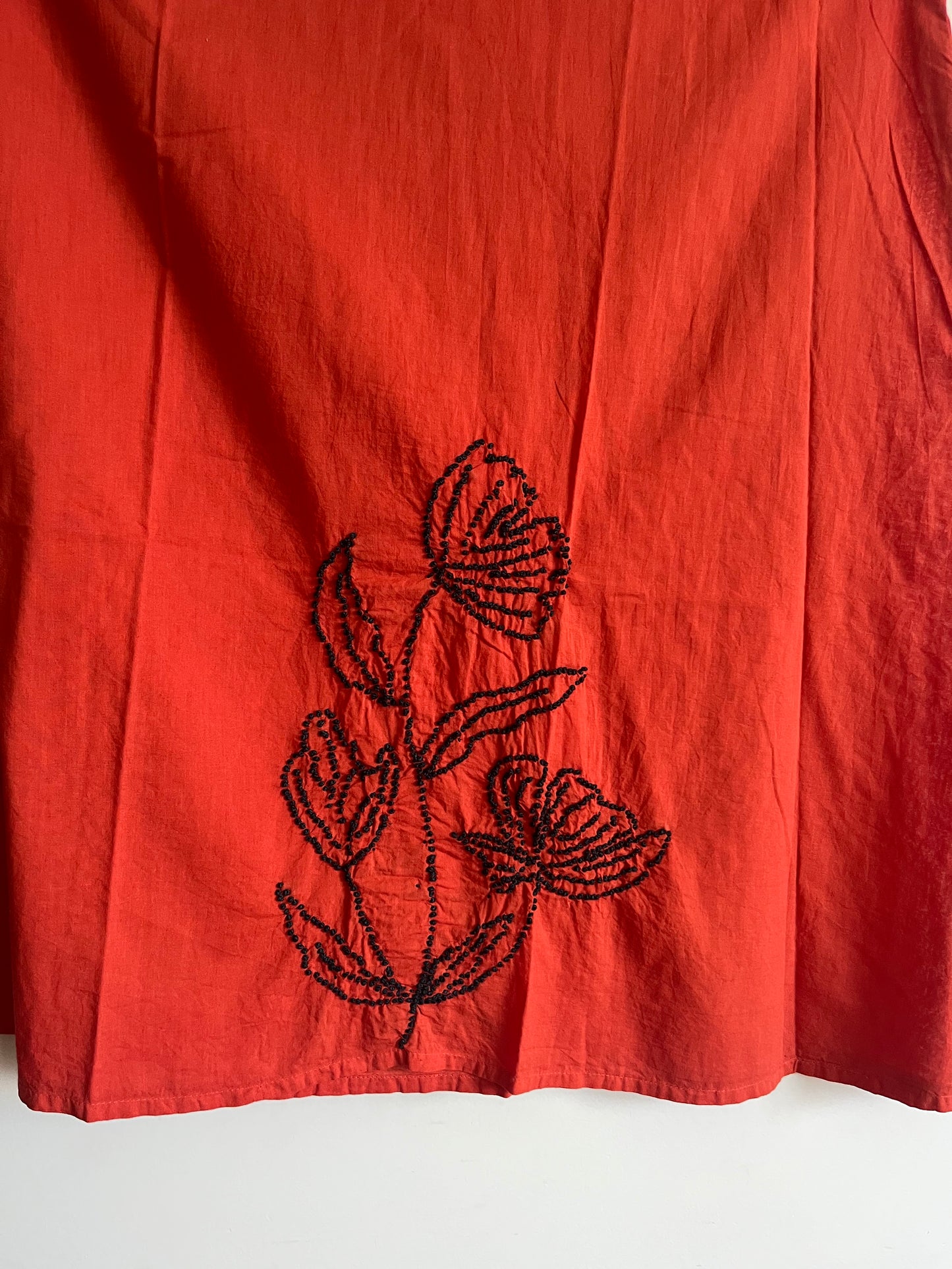 Chameli Charm Dress - Dark Rust Orange